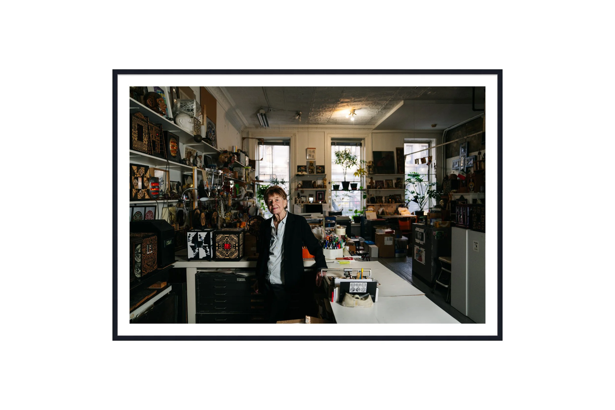 Crista Grauer in her SoHo Loft