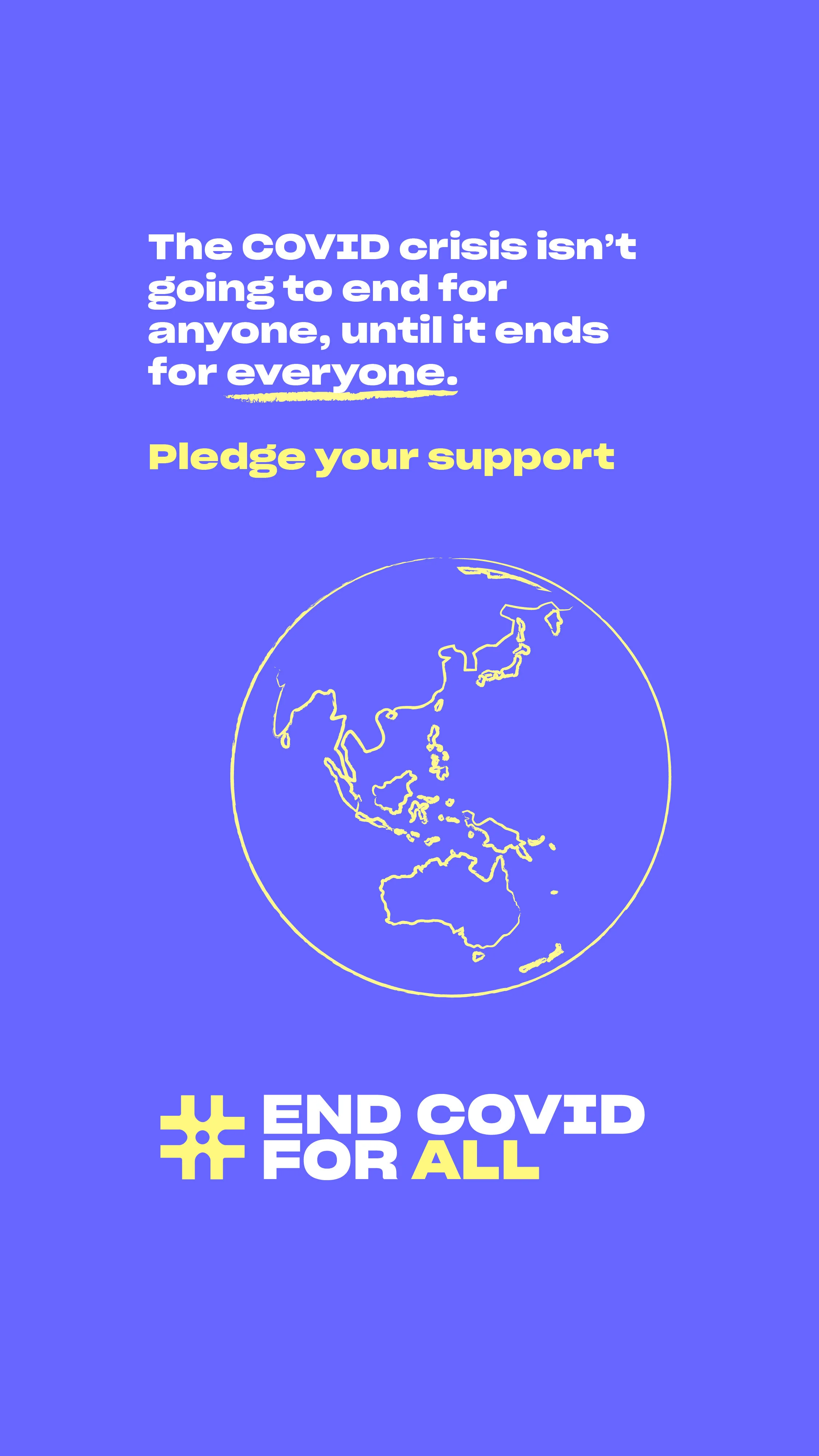 #EndCOVIDForAll