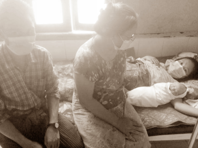 Complications and celebrations for a mother in Myanmar