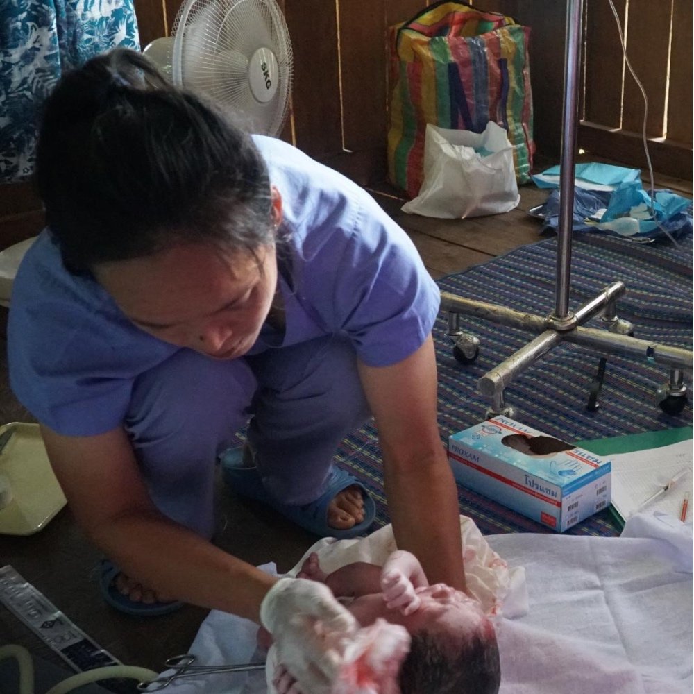 Giving birth in the jungles of Myanmar