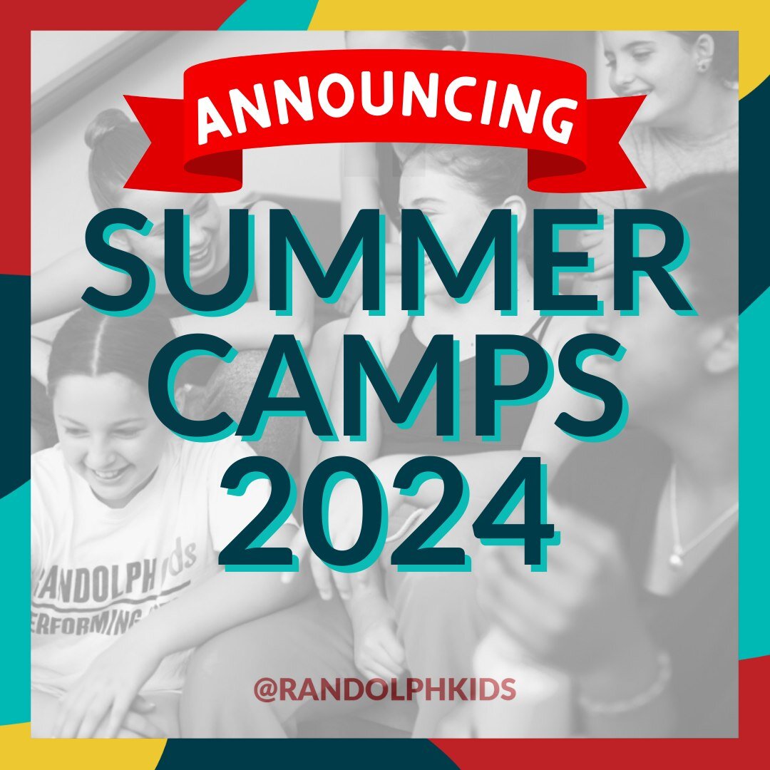 ANNOUNCING SUMMER CAMPS 2024! ☀️🍦

Browse our camps for kids ages 5-16 on our website.
➡️ randolphkids.com/summer

📆 Mark your calendars to register!! 
Registration Opens for Returning Families: January 18th
Registration Opens to the General Public