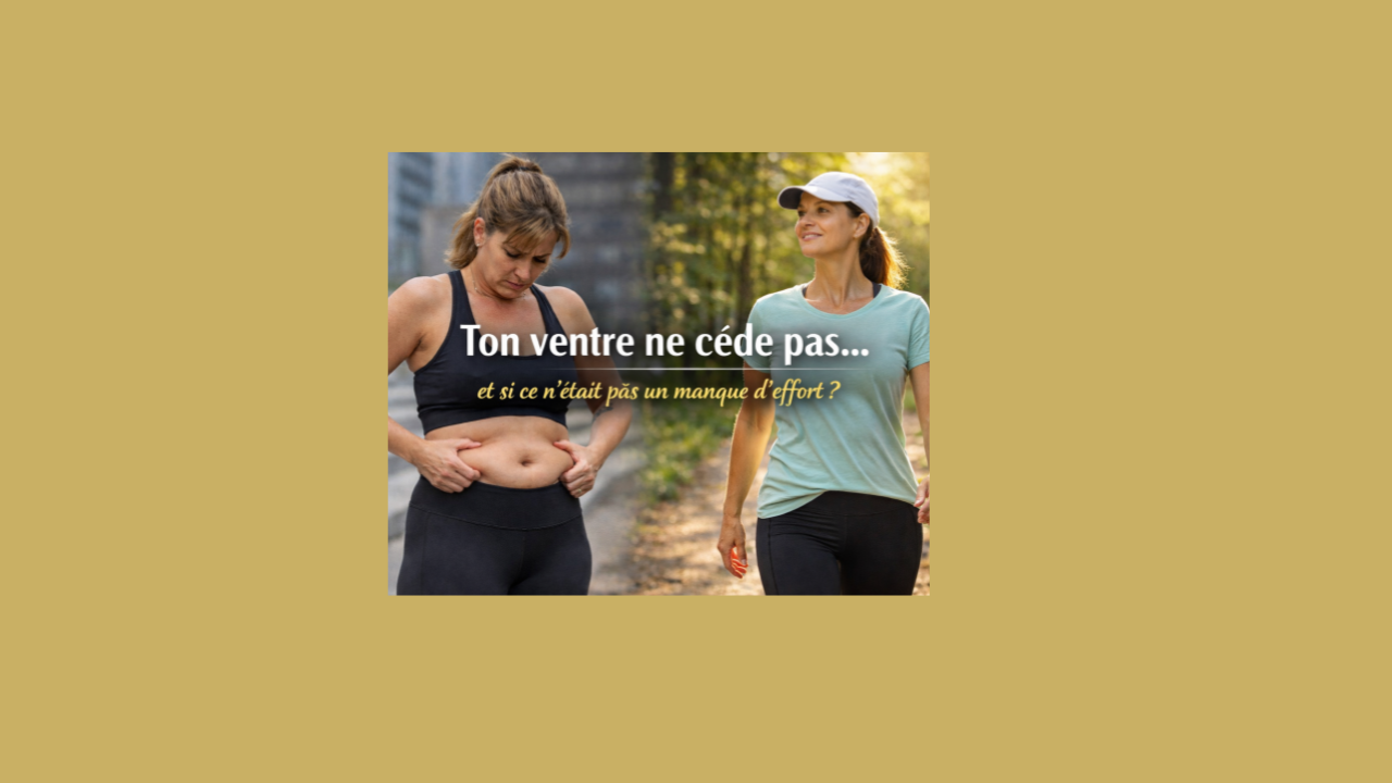 Courir après 40 ans pour perdre ton ventre ? Et si c’était justement ça qui te bloque ?