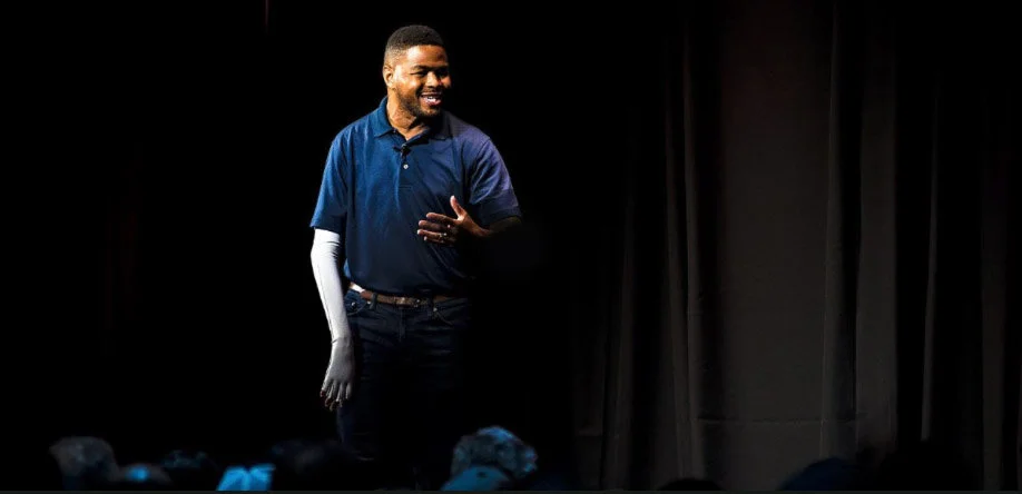 Day 5: Inky Johnson: Shift Your Perspective ... Courage Is the Commitment to Being, Without Any Guarantee of Success 