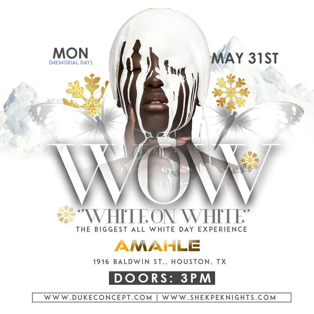 Big Trips Houston - White on White