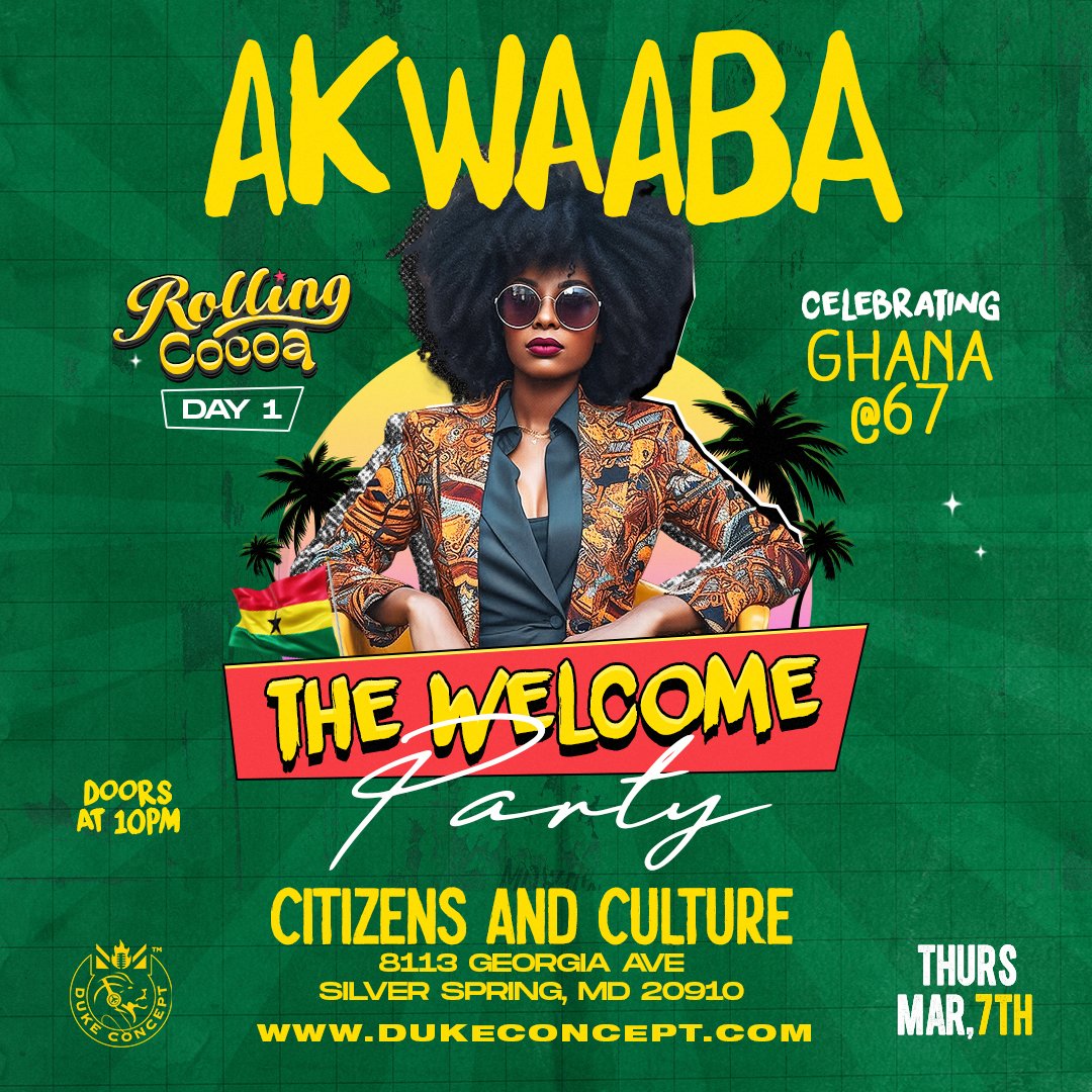 The Ghana Independence Welcome Party