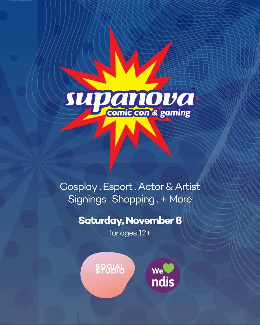 📣 Calling all pop culture fans! Get ready for one our biggest community excursion of the year &ndash; we're going to @supanovaexpo! 💥

Join the Social Studio crew for an epic day of comics, anime, gaming, and cosplay at the Brisbane Convention Cent