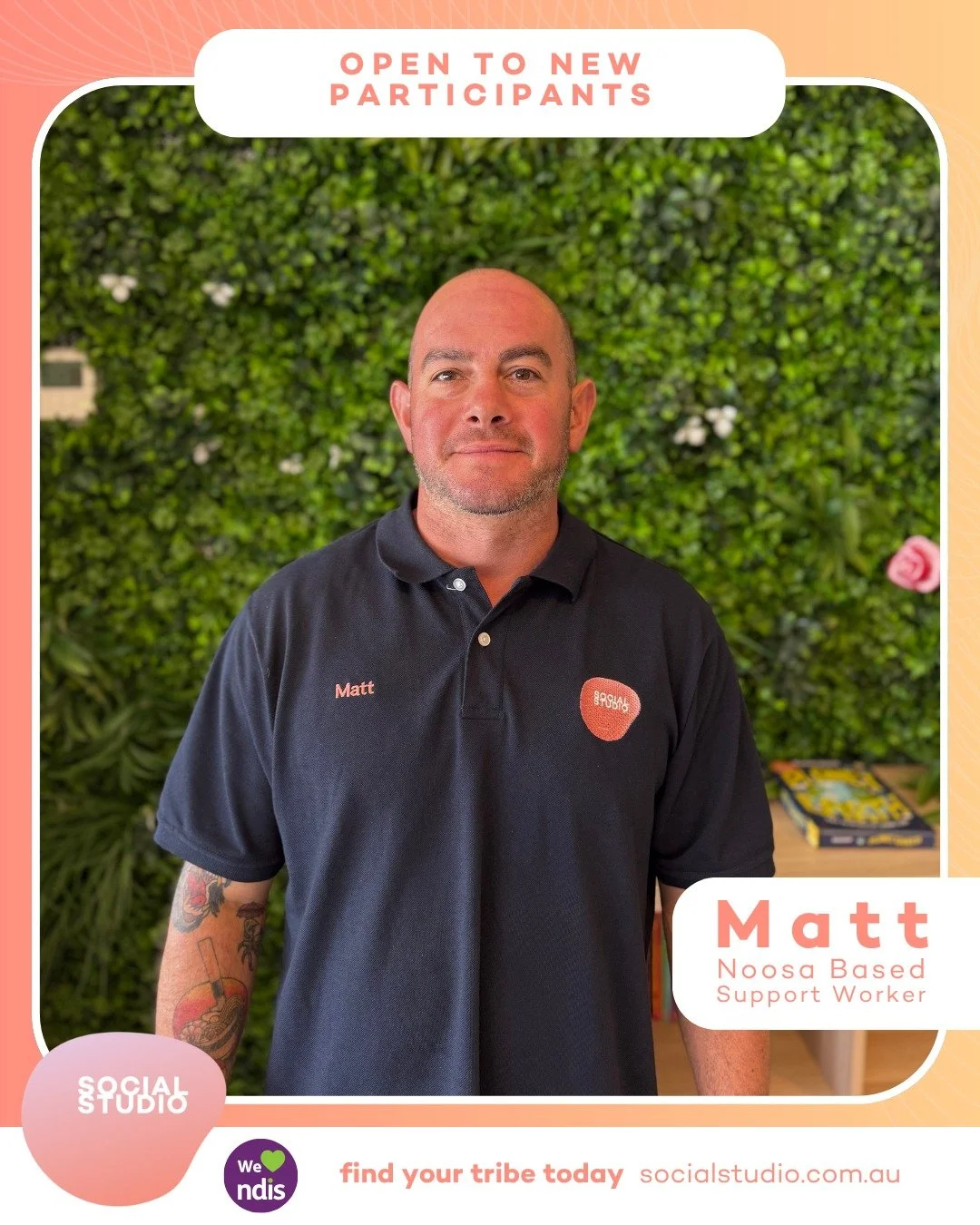 Looking for a Support Worker in the Noosa area? Meet Matt!
Matt is one of our fantastic Noosa-based team members, and he's now available to take on new participants!
He's a great fit for participants who want to get active, be creative in the kitch