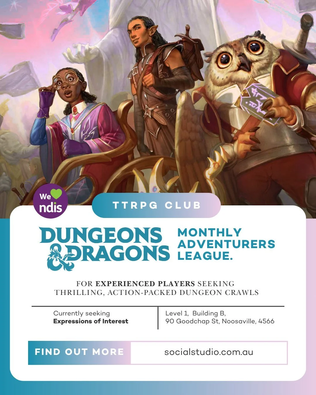 Do you thrive in high-intensity, dungeon-crawling chaos? ⚔️

Our Monthly Adventurer's League is not for the faint of heart. This is high-level D&amp;D at its most thrilling&mdash;a world of deadly traps, powerful monsters, and legendary loot. The Lea