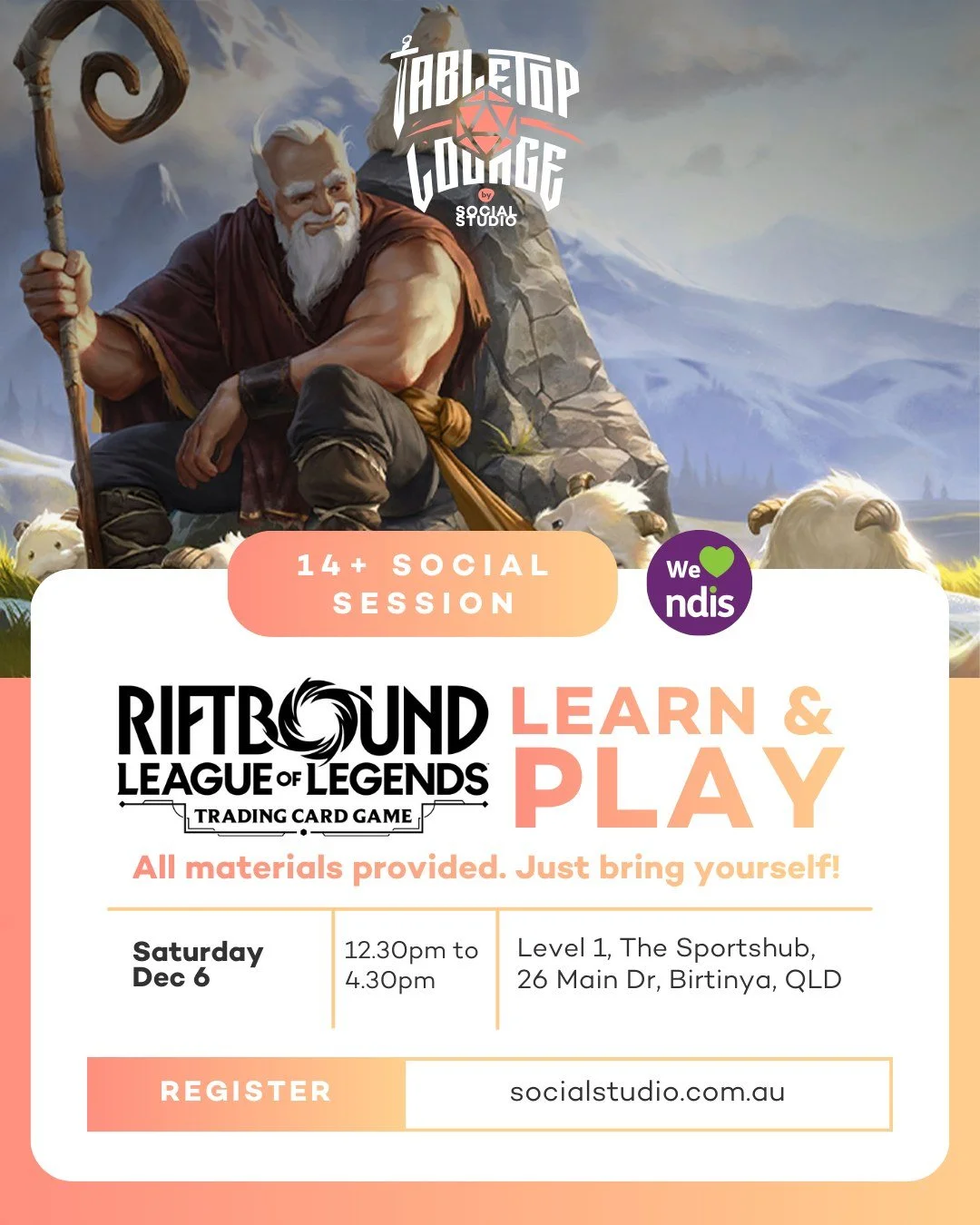 Final Call for TCG Day - Tomorrow! 🃏 Our dedicated Trading Card Game sessions are running back-to-back in the Tabletop Lounge. Secure your last-minute spot for Magic: The Gathering (9am) or Riftbound TCG League (12:30pm). New players are fully welco