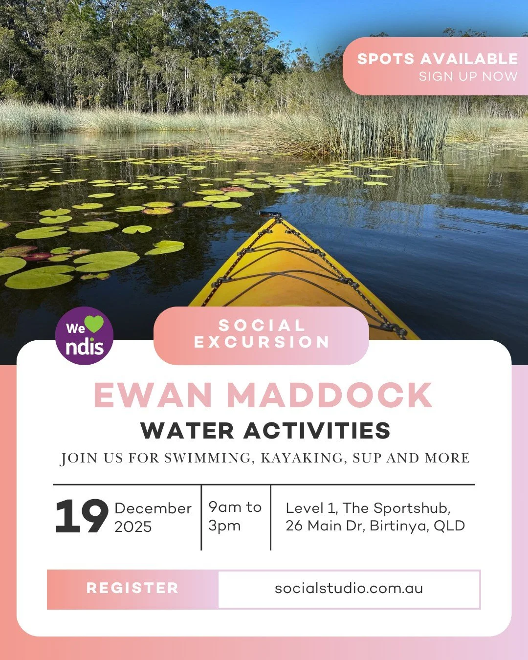Ewan Maddock Dam Water Day! 🏄&zwj;♂️ This Friday, Dec 19th, our 12+ crew is hitting the Dam for swimming, stand-up paddle boarding (SUPS), inflatables, and a BBQ lunch. Guaranteed fun in the sun and a great way to cool off. Final spots are open!

#S