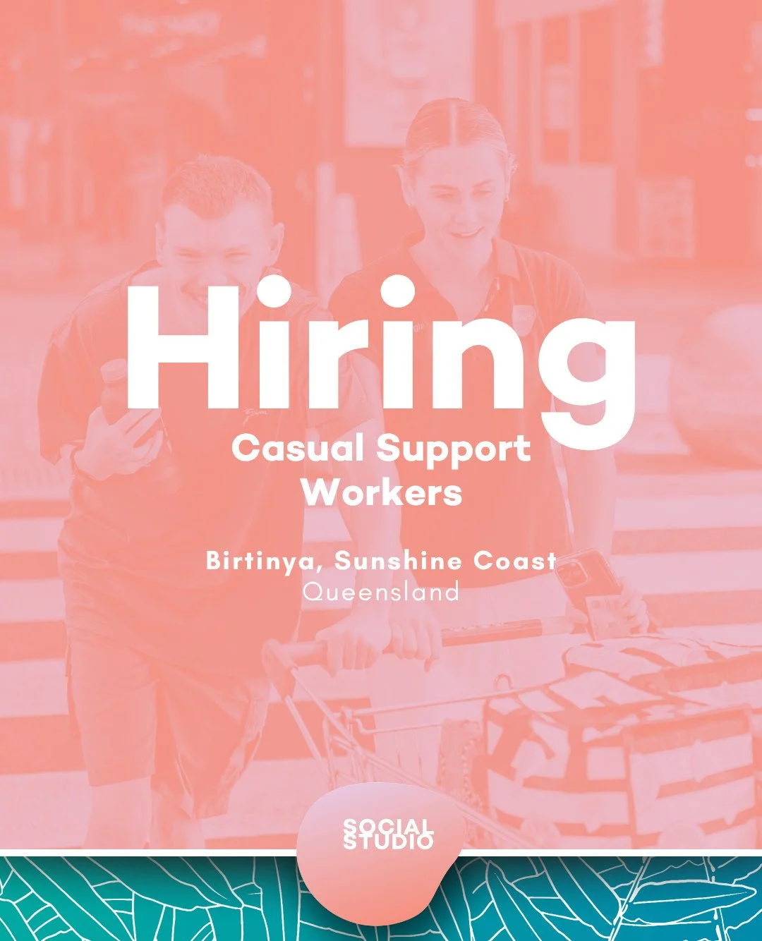 Join Our Team at Social Studio in Birtinya! 🌟⁠
We are hiring Casual Support Workers! If you're passionate, caring, and want to work in an innovative environment supporting incredible young people, we want you on our team.⁠
⁠
What we do: Life Skill P
