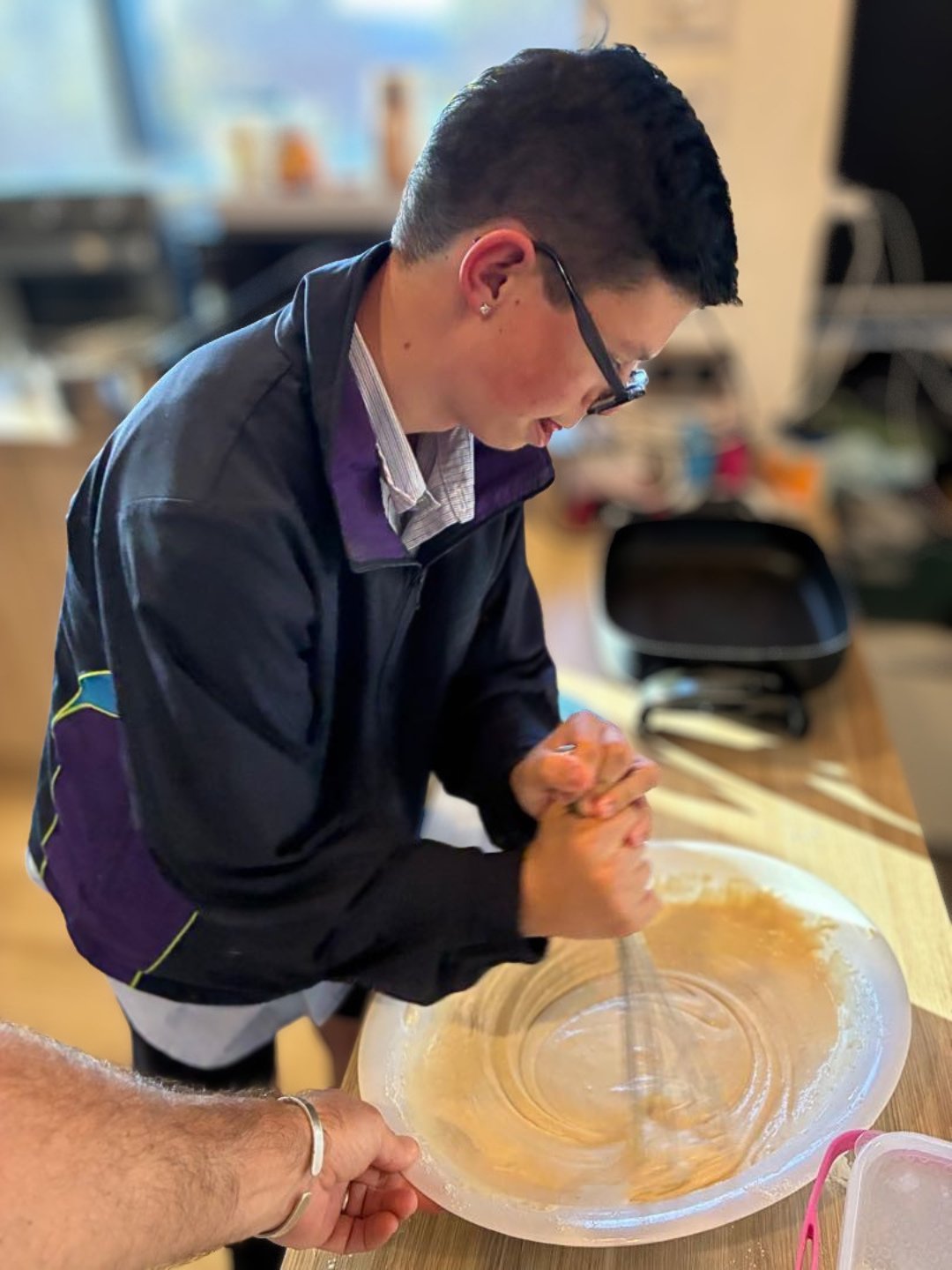 Whisking up some fun in the kitchen! 🧑&zwj;🍳✨⁠
⁠
We still have a few spots available in our Tuesday afternoon 12+ Social Kitchen group. It&rsquo;s a brilliant space where kids can learn to cook, connect with peers, and build valuable social skills 