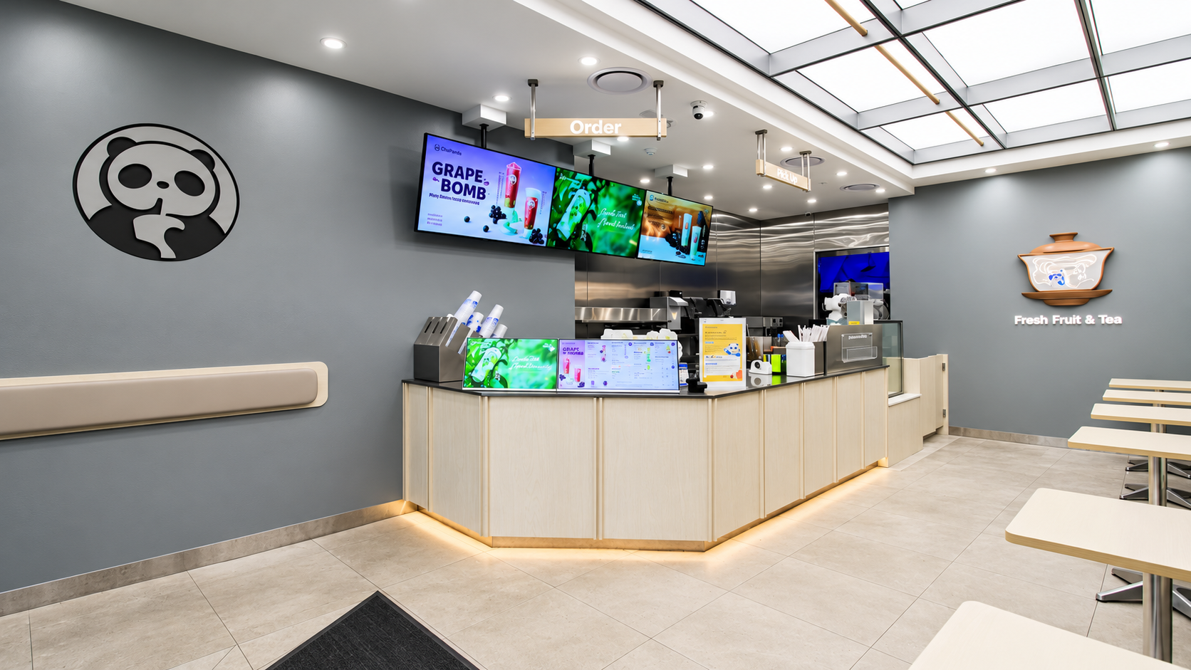 Modern Panda Tea Shop Interior.png