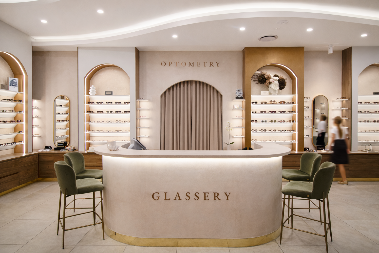 shop fitting beauty salon