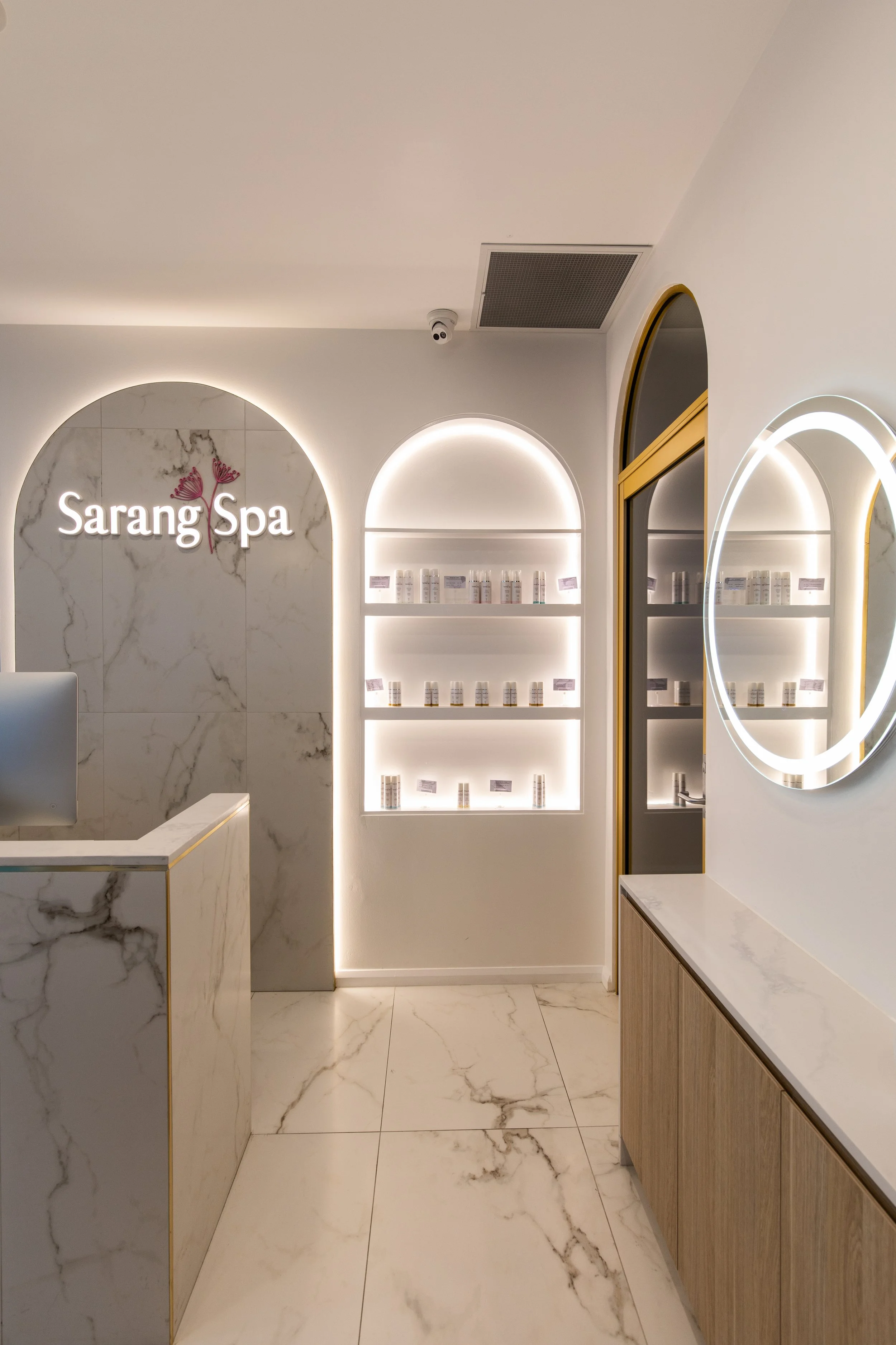 beauty salon fitout, salon, spa