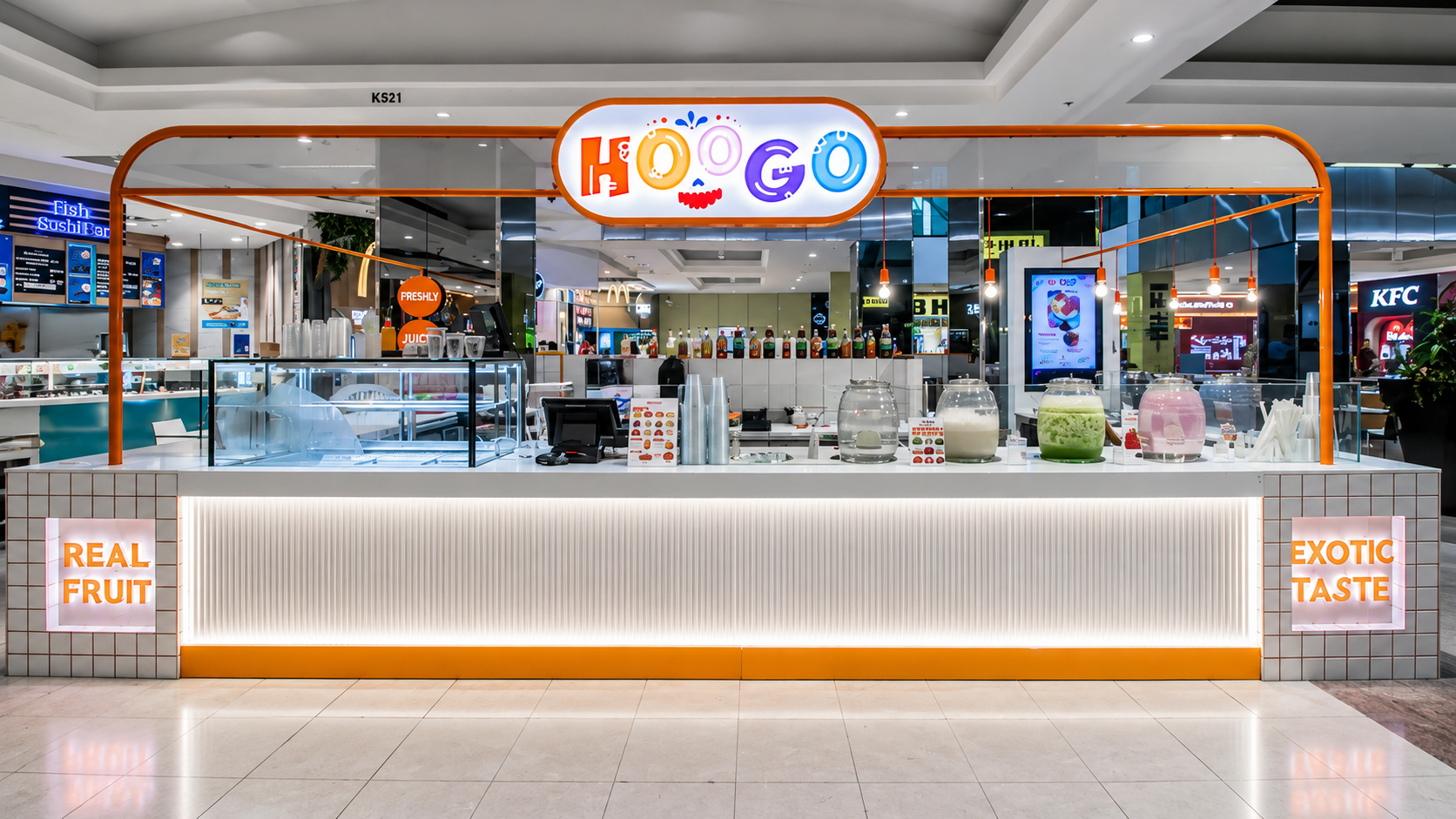 Colourful Loco Juice Kiosk in a Mall.png