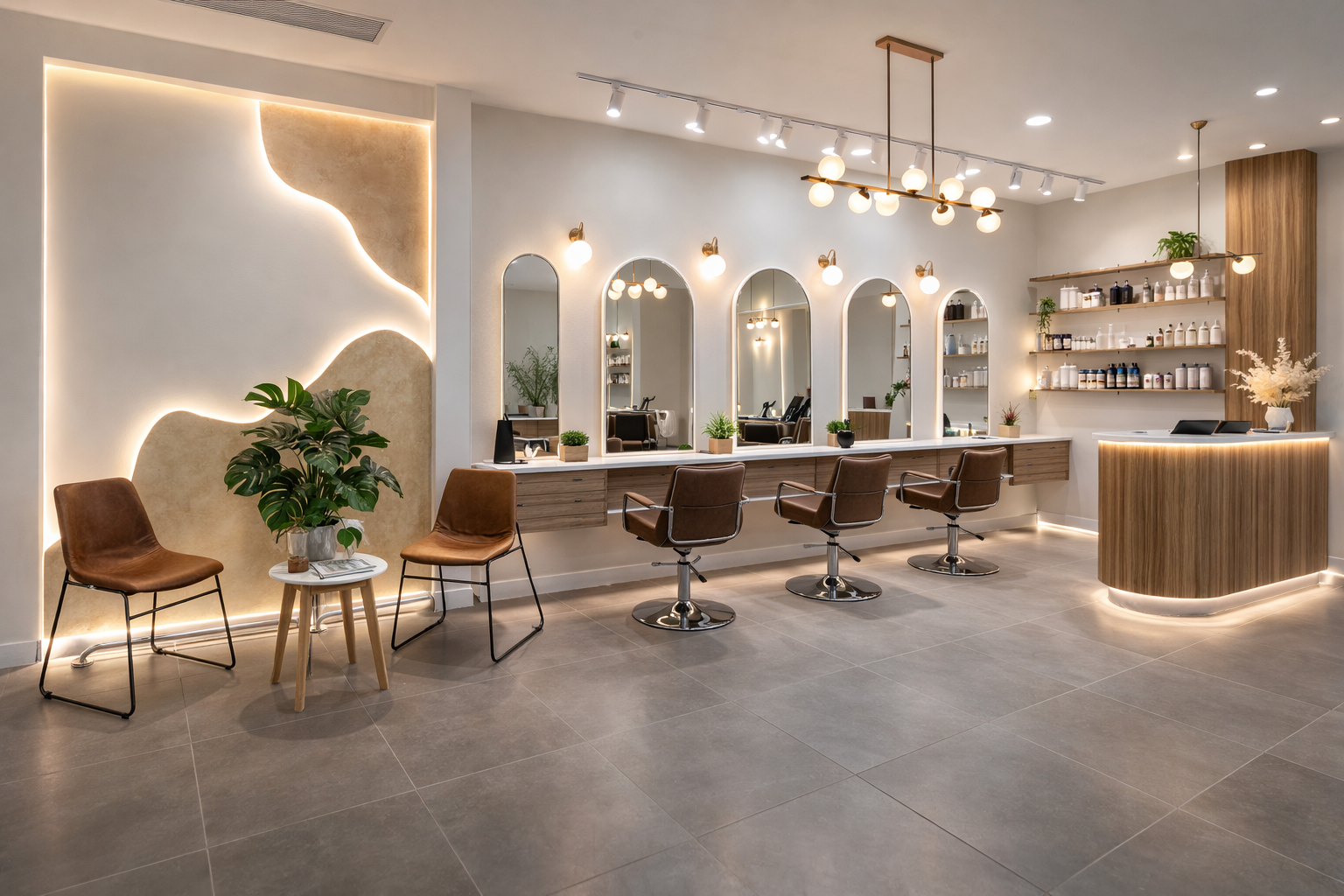 hair salon interior design