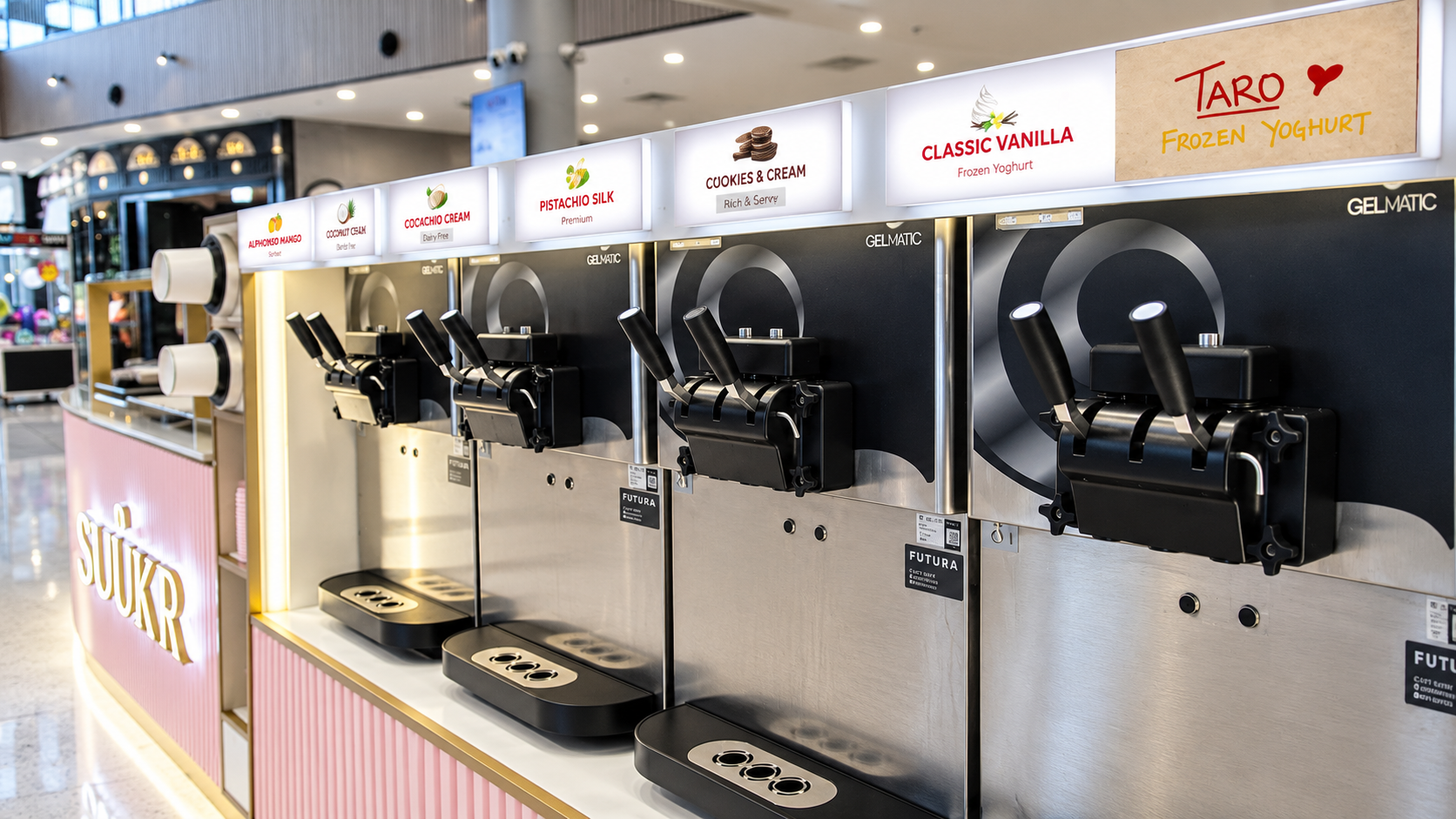 Modern Frozen Yoghurt Kiosk Display.png