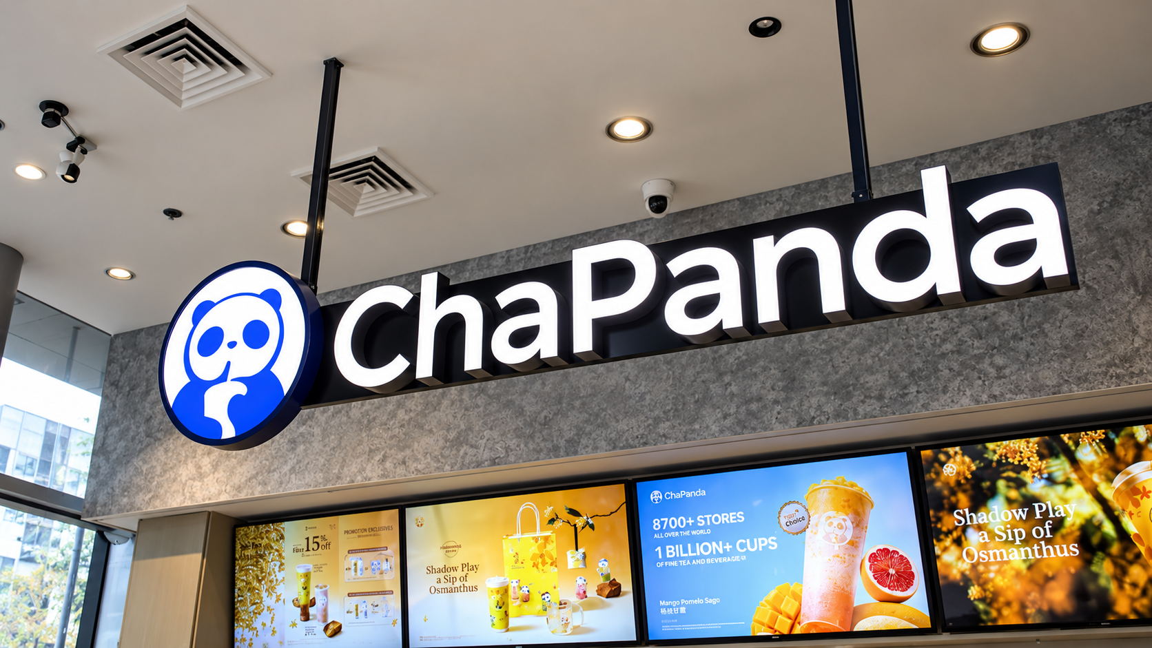 ChaPanda Sign Above Vibrant Tea Menus (1).png