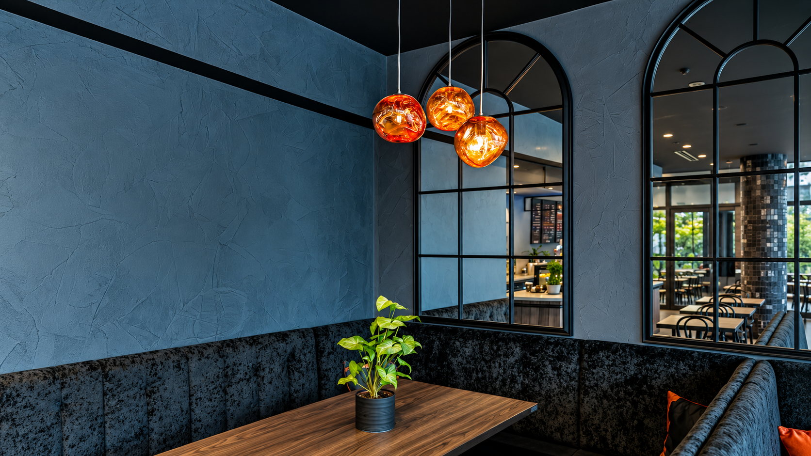 Moody Café Booth with Amber Pendants.png