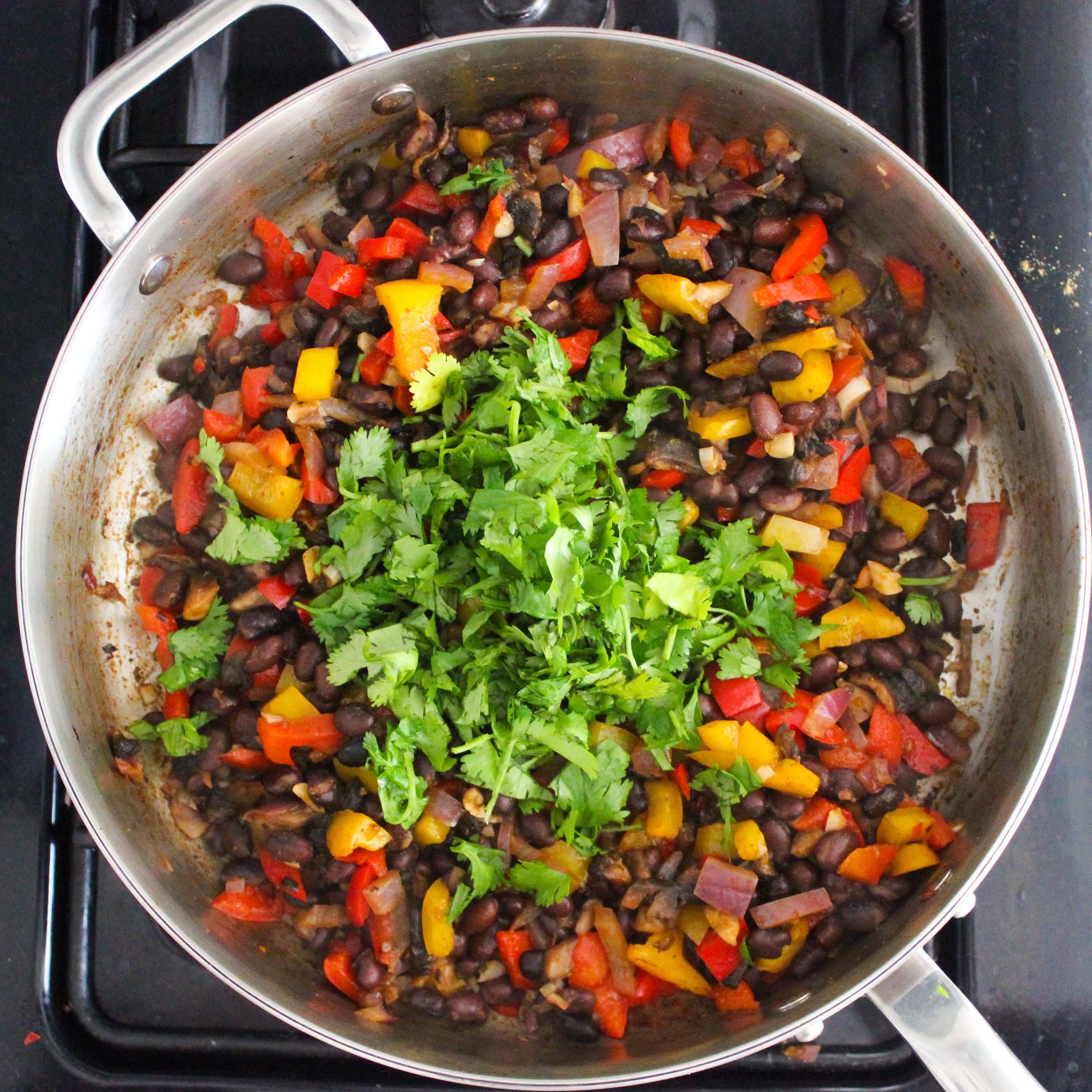 Black Bean and Vegetable Burritos Recipe