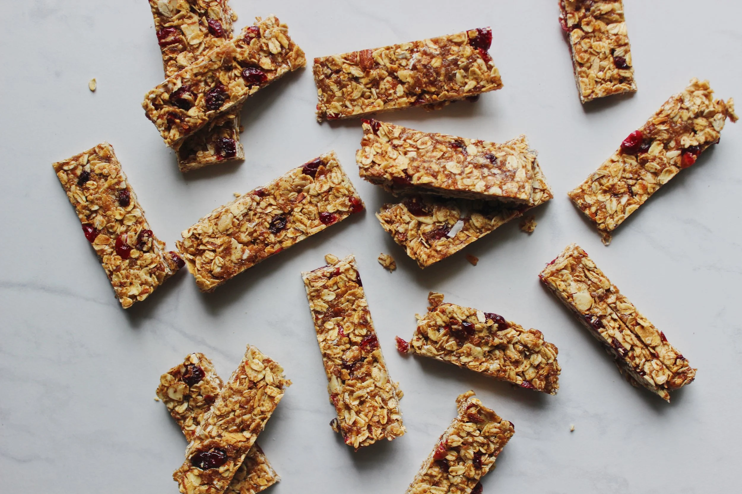 Cranberry Almond Granola Bars — salt n sprinkles