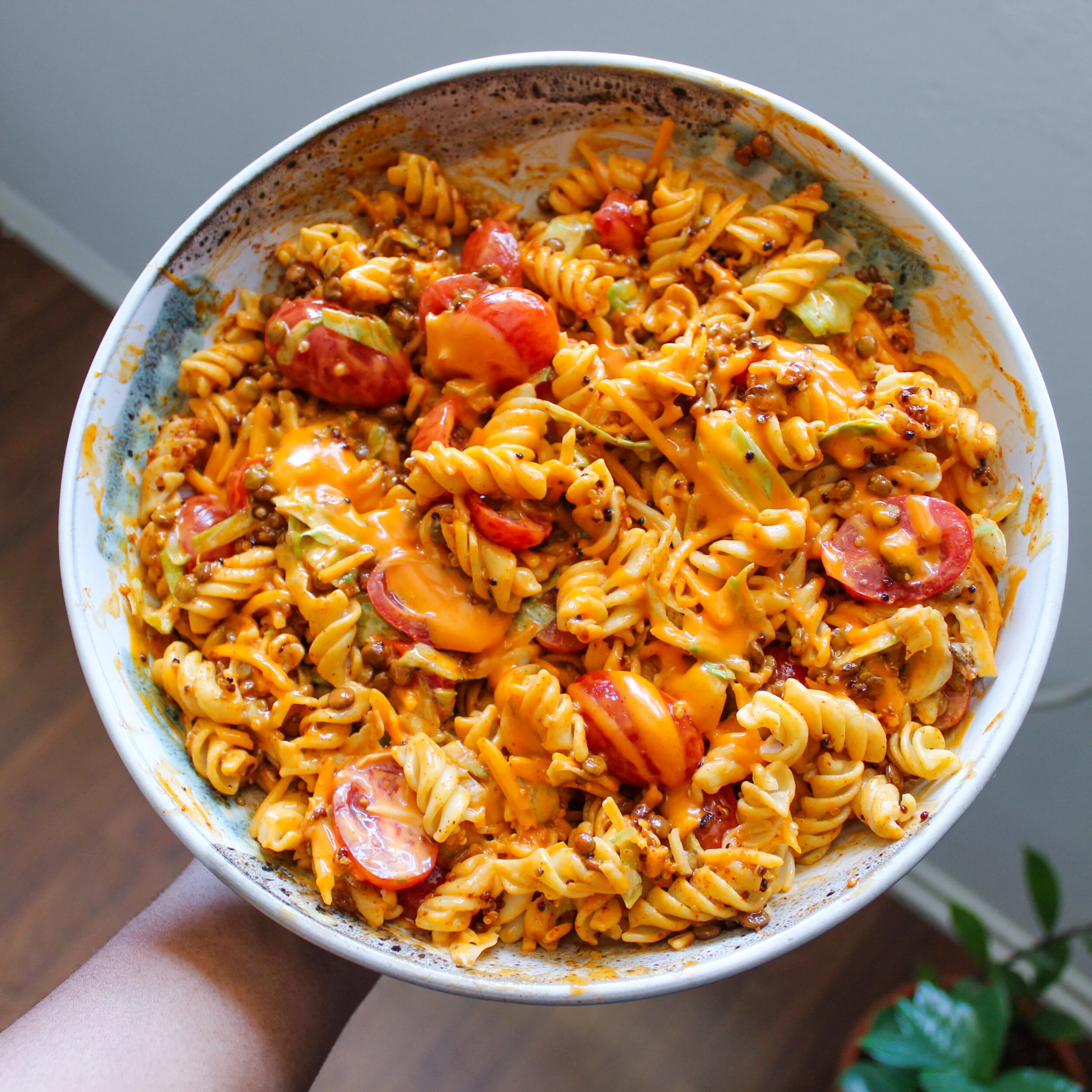 Vegetarian Taco Pasta Salad — salt n sprinkles