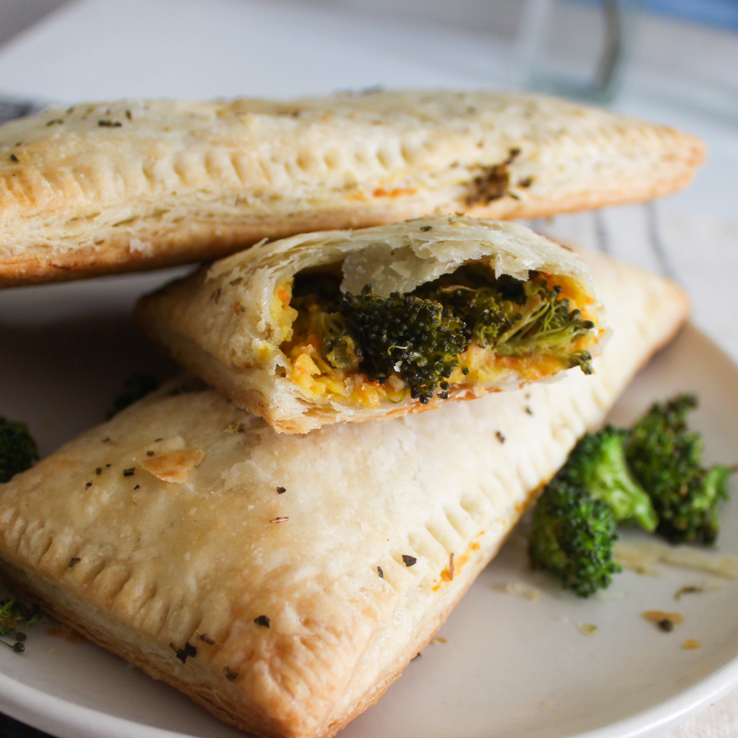 Vegan Broccoli Cheddar Hot Pockets