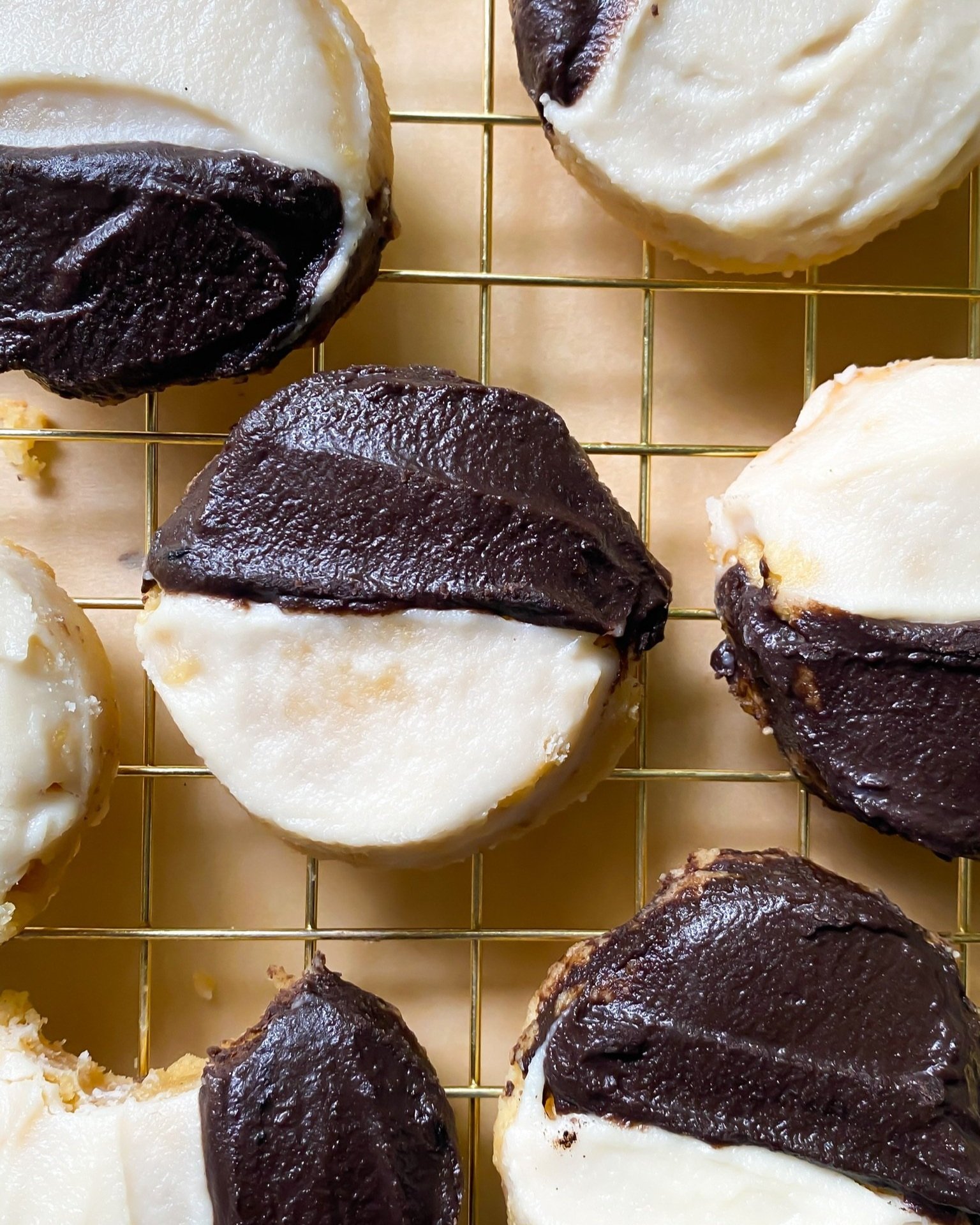Healthy Black and White Cookies