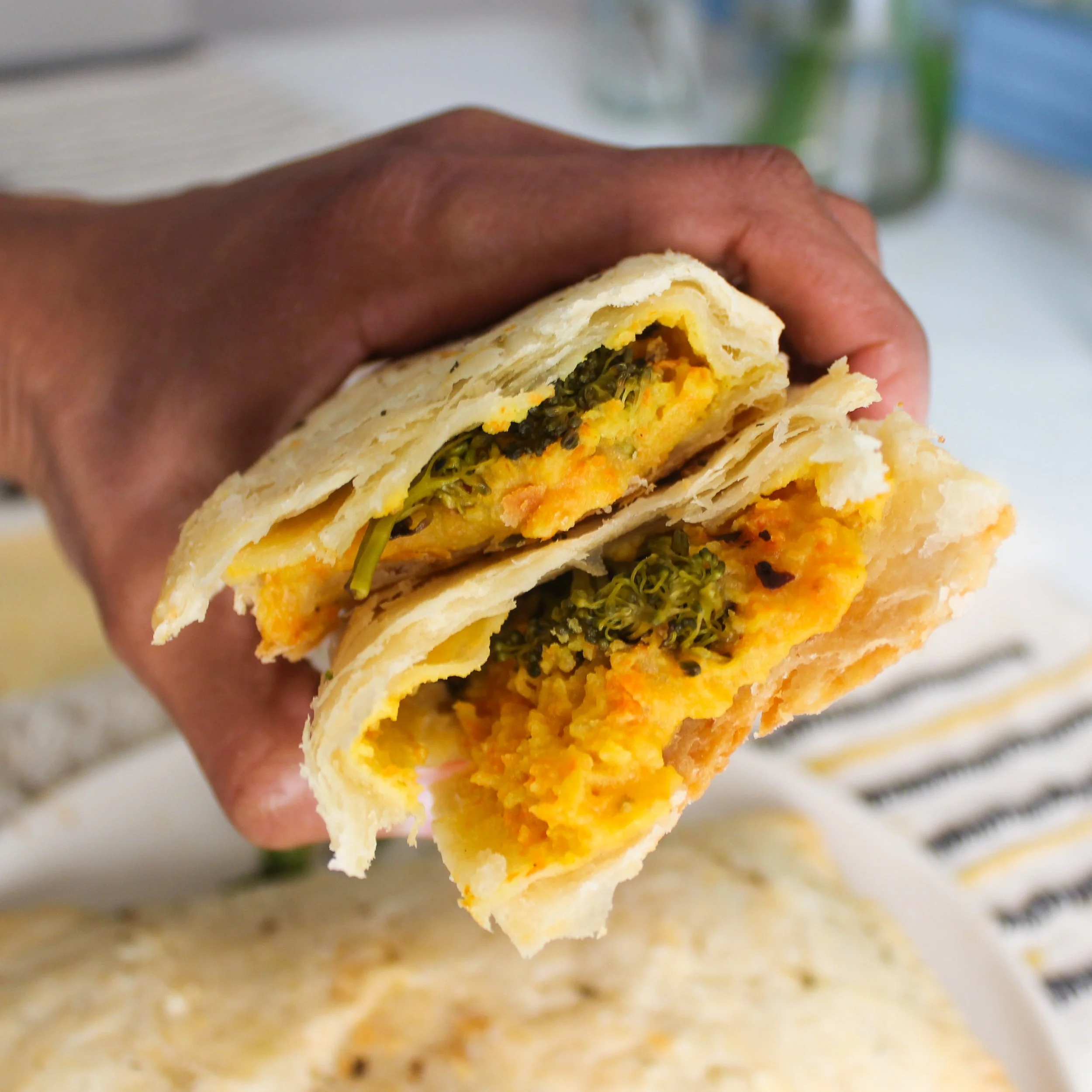 Vegan Broccoli Cheddar Hot Pockets — salt n sprinkles