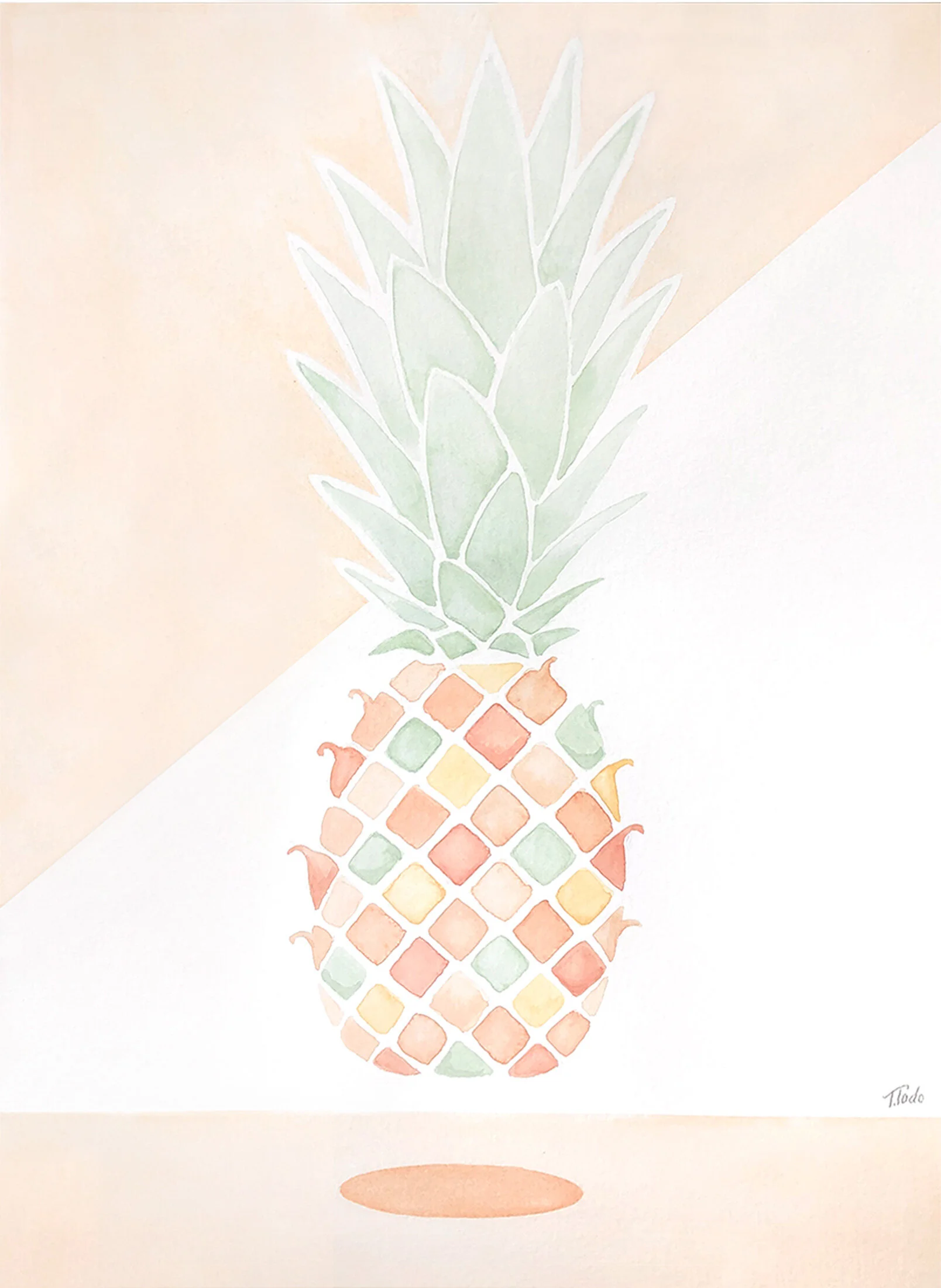 FLOATING PINEAPPLE MULTICOLORED