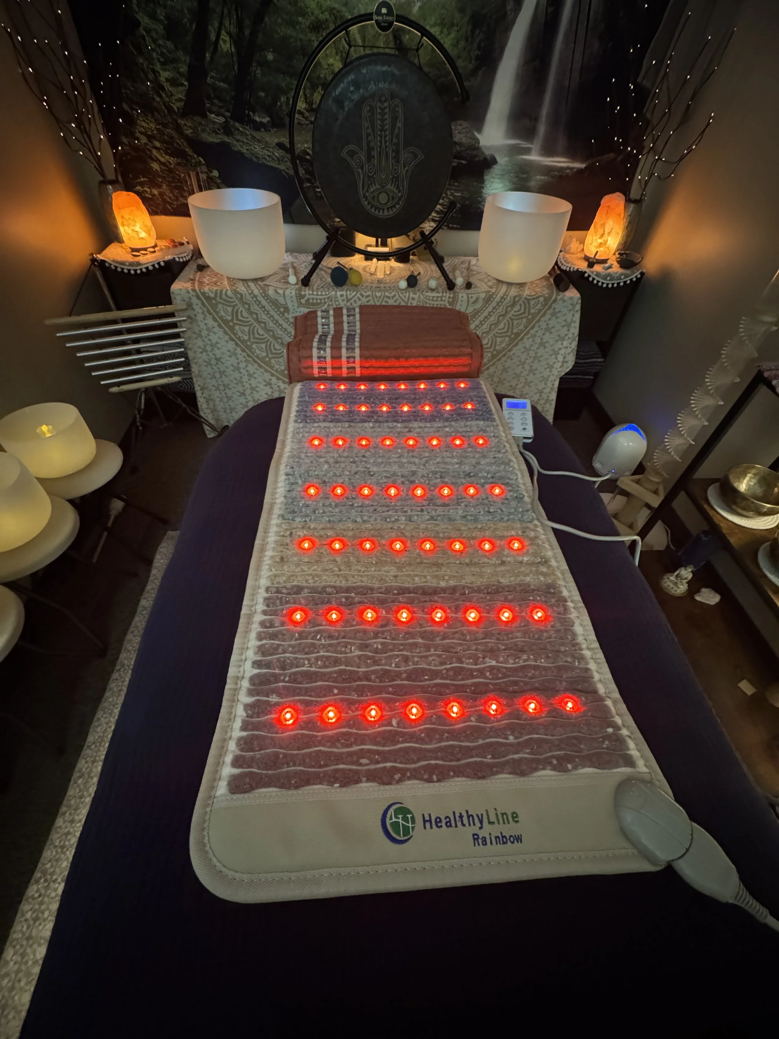 PRO 7 Crystal Chakra Photon Far Infrared PEMF Mat Medical device manufacturer registered with FDA - Made by USA company HealthyLine®