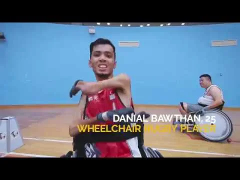 Wheelchair Rugby Player - Danial Bawthan