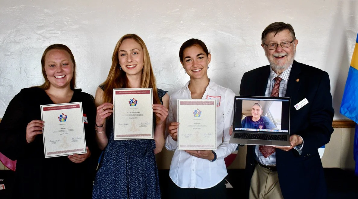 Three ASFSB Scholarship awardees