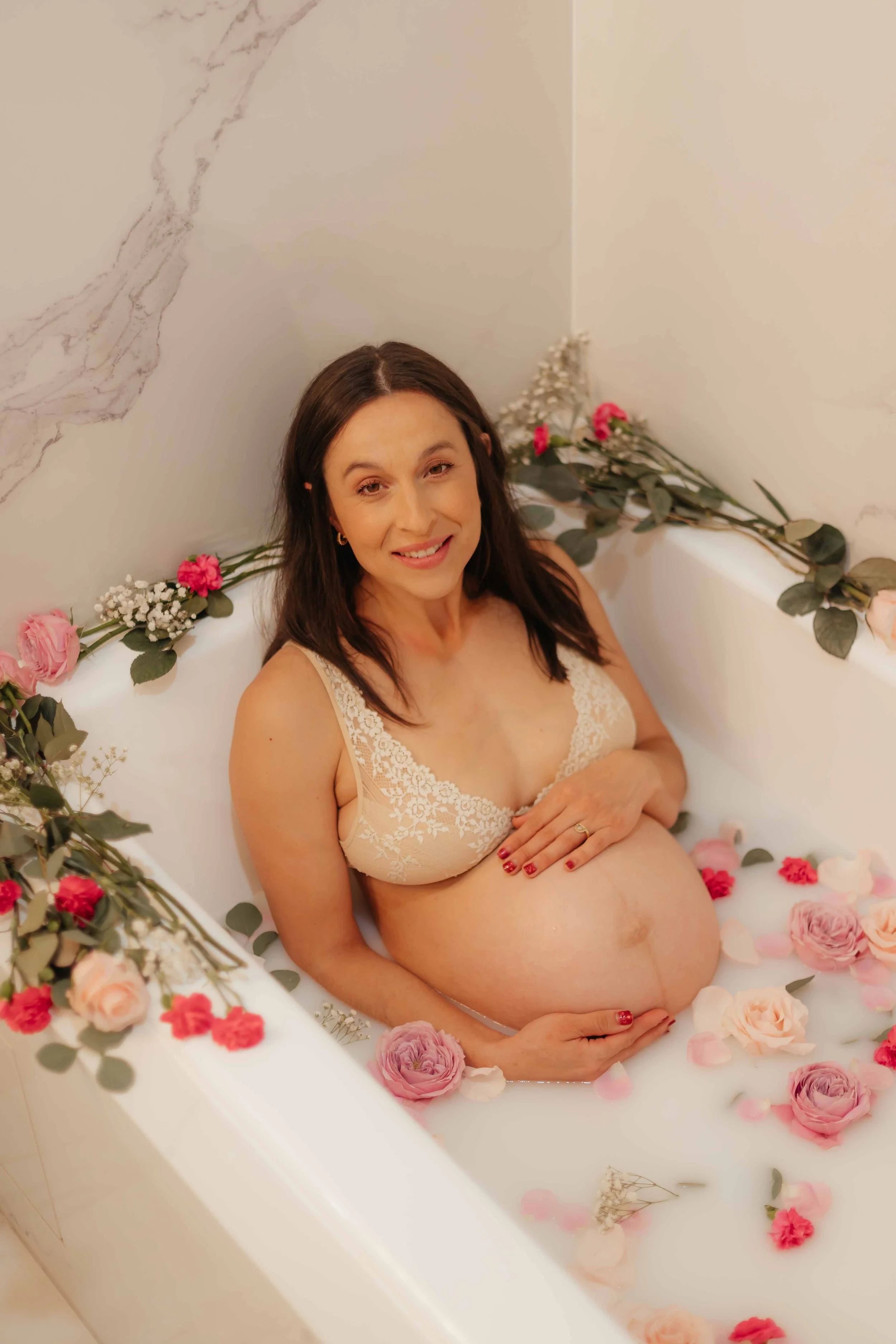 Athena Galgiani Photography Floral Maternity Milk Bath Martinez CA-2.jpg