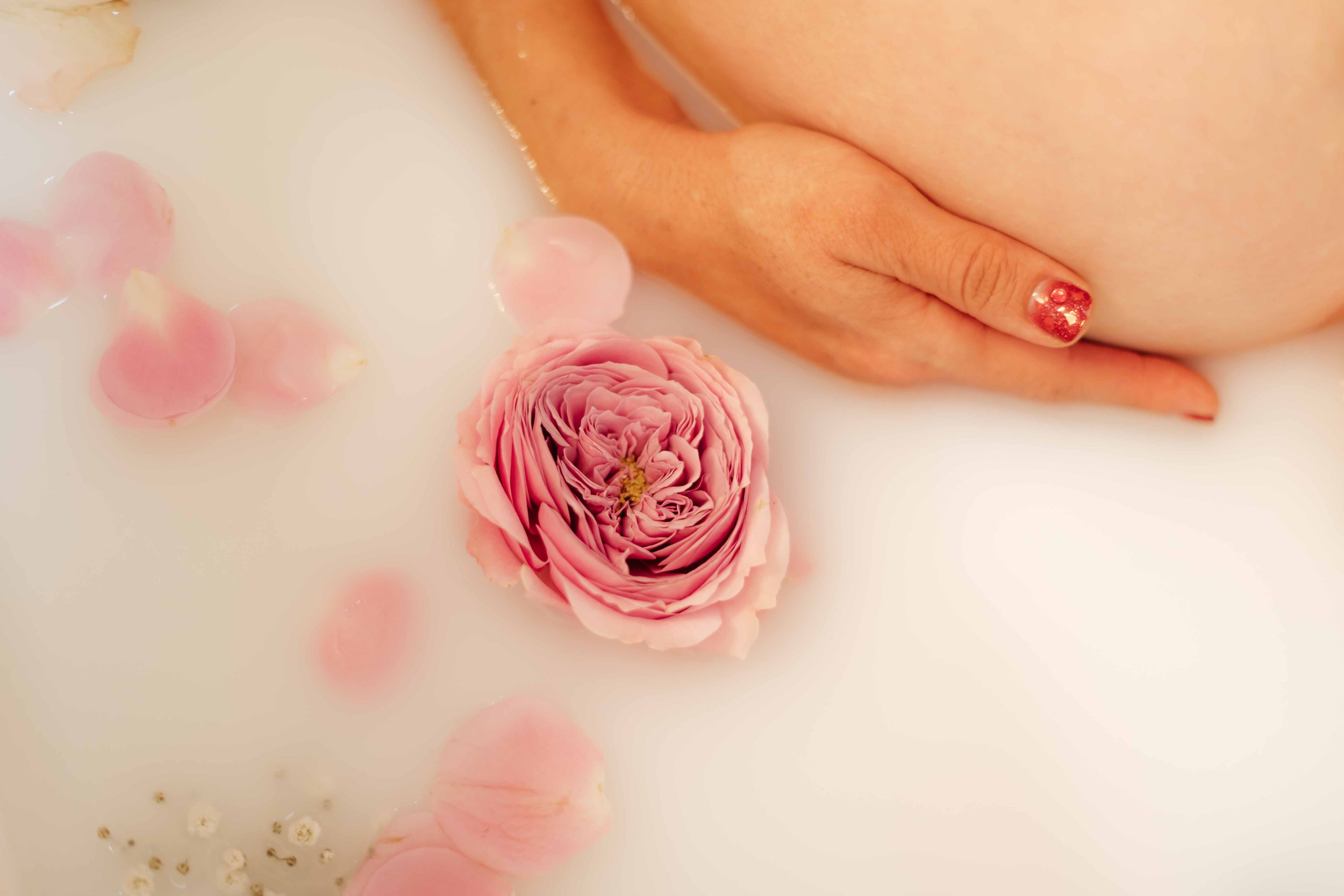 Athena Galgiani Photography Floral Maternity Milk Bath Martinez CA-7.jpg