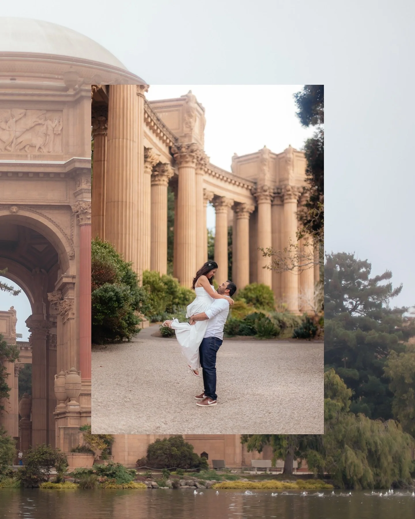 A destination engagement photo session San Francisco is such a dream. Chinmayee and Sri planned a trip to the Bay Area and were so excited to take photos with the Golden Gate Bridge in the background. We planned for a very early sunrise session due t