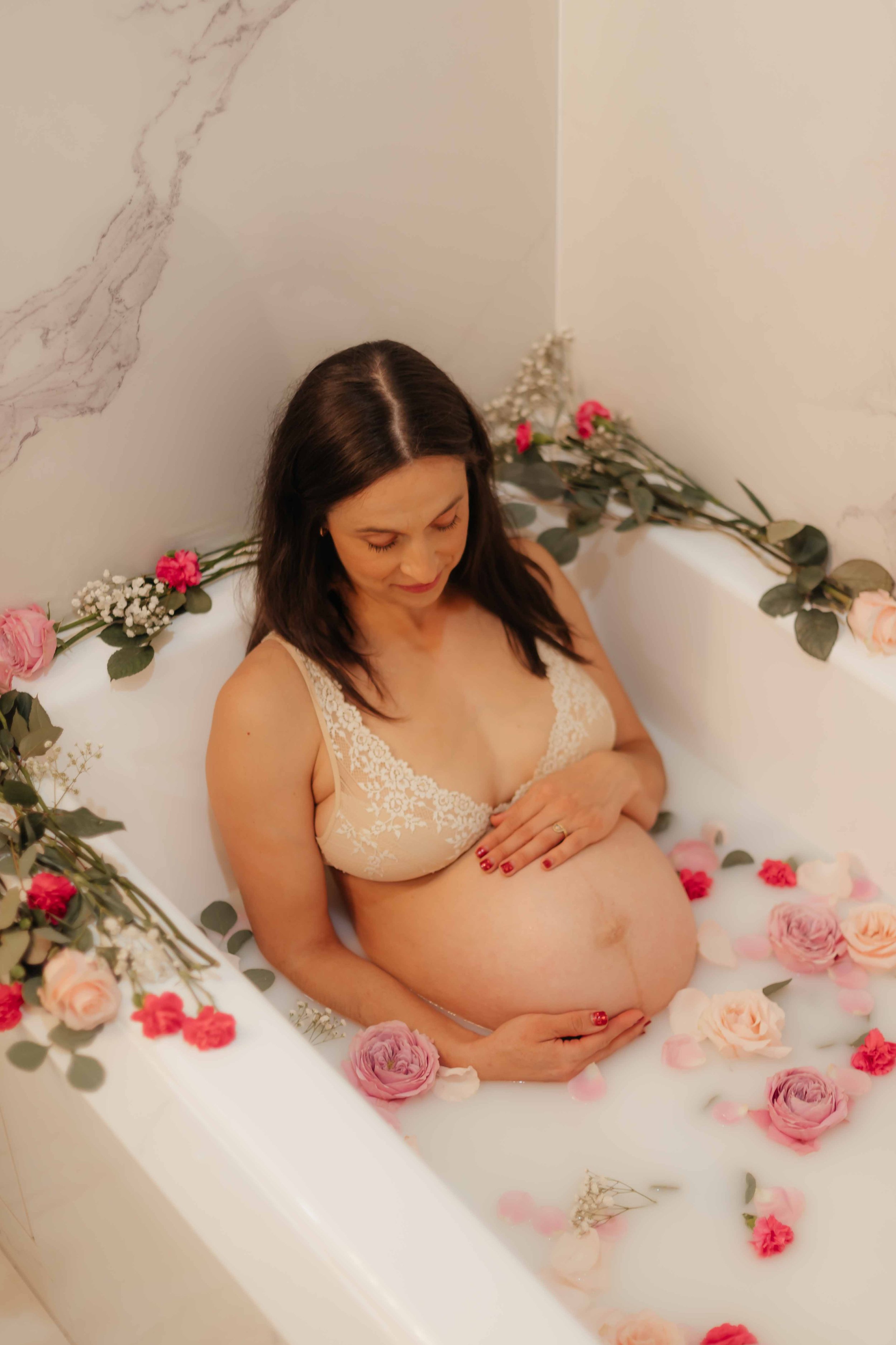 Athena Galgiani Photography Floral Maternity Milk Bath Martinez CA-3.jpg