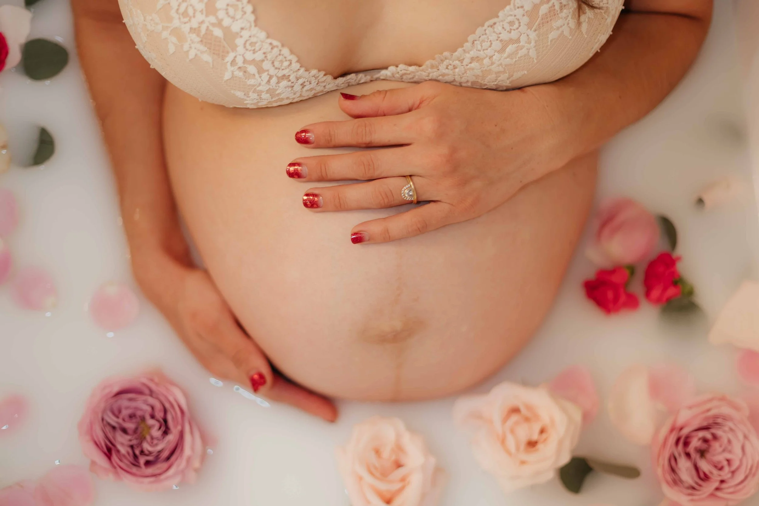 Athena Galgiani Photography Floral Maternity Milk Bath Martinez CA-6.jpg