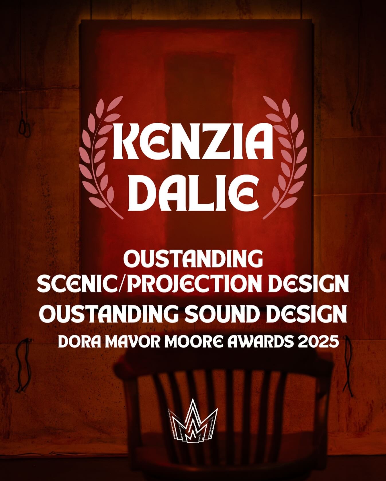 A HUGE congratulations to Kenzia Dalie for not one but TWO nominations for her incredible work on RED. Not only did Kenzia create an incredibly rich world through her designs she also directed the entire creative team! 

A huge thank you to @tapa_to 