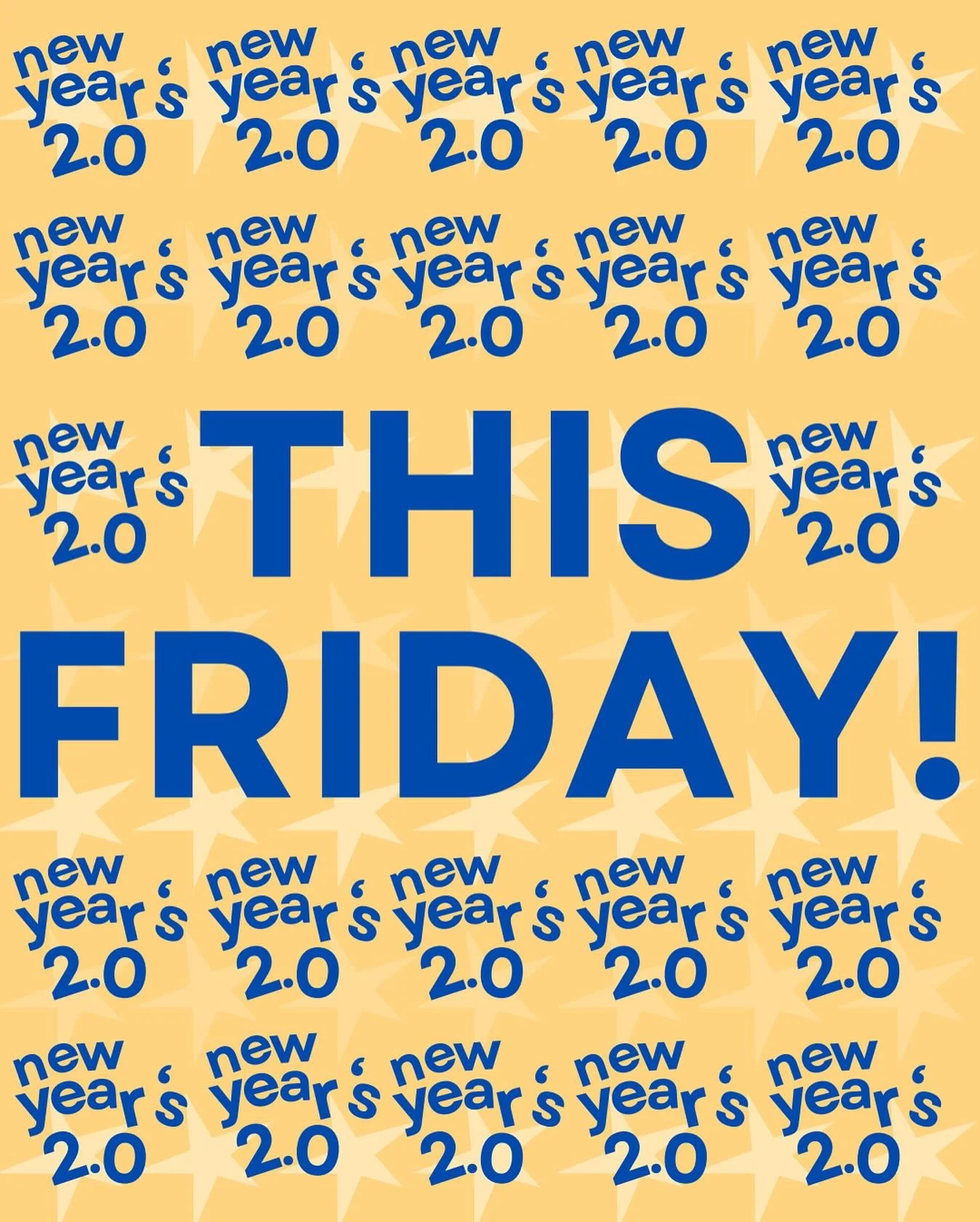 It&rsquo;s the countdown to the countdown!! 🪩 

NYE 2.0 THIS FRIDAY! DOORS AT 8PM! DJ AT 9:30PM! COUNTDOWN AT MIDNIGHT! 🎉