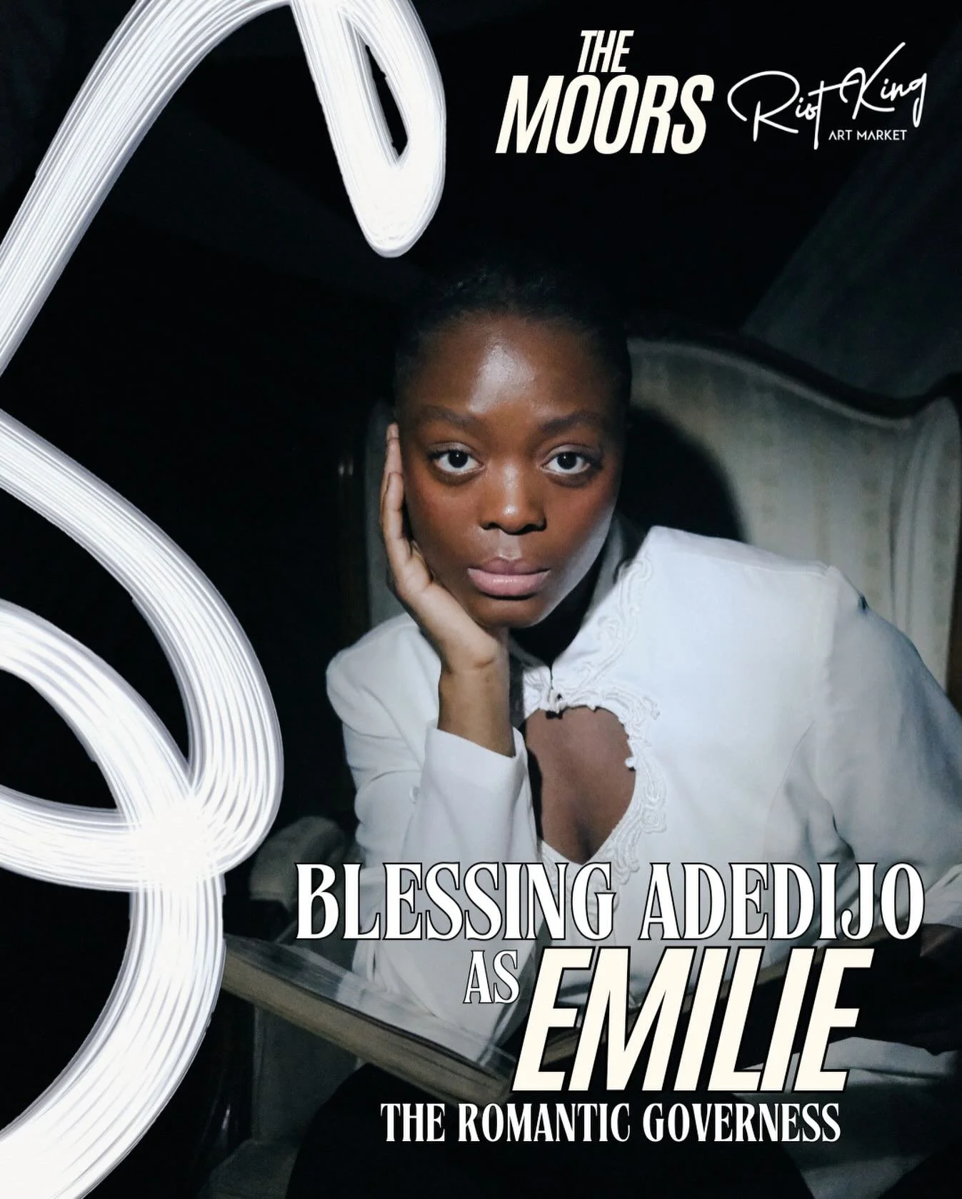 Blessing Adedijo (@itsblessingg) is Emilie - The Romantic Governess 🌟

Tickets for The Moors are ON SALE NOW!

Playing at The Theatre Centre (@thetheatrecentre) from April 3rd to April 19th with preview performances for $20, sliding scale options fr