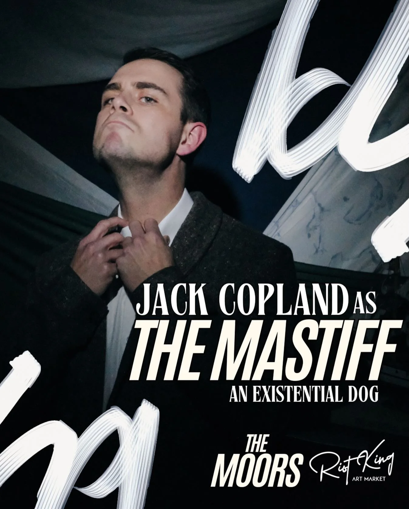 Jack Copland (@iamjackcopland) is The Mastiff - An Existential Dog 🌟

Tickets for The Moors are ON SALE NOW!

Playing at The Theatre Centre (@thetheatrecentre) from April 3rd to April 19th with preview performances for $20, sliding scale options fro