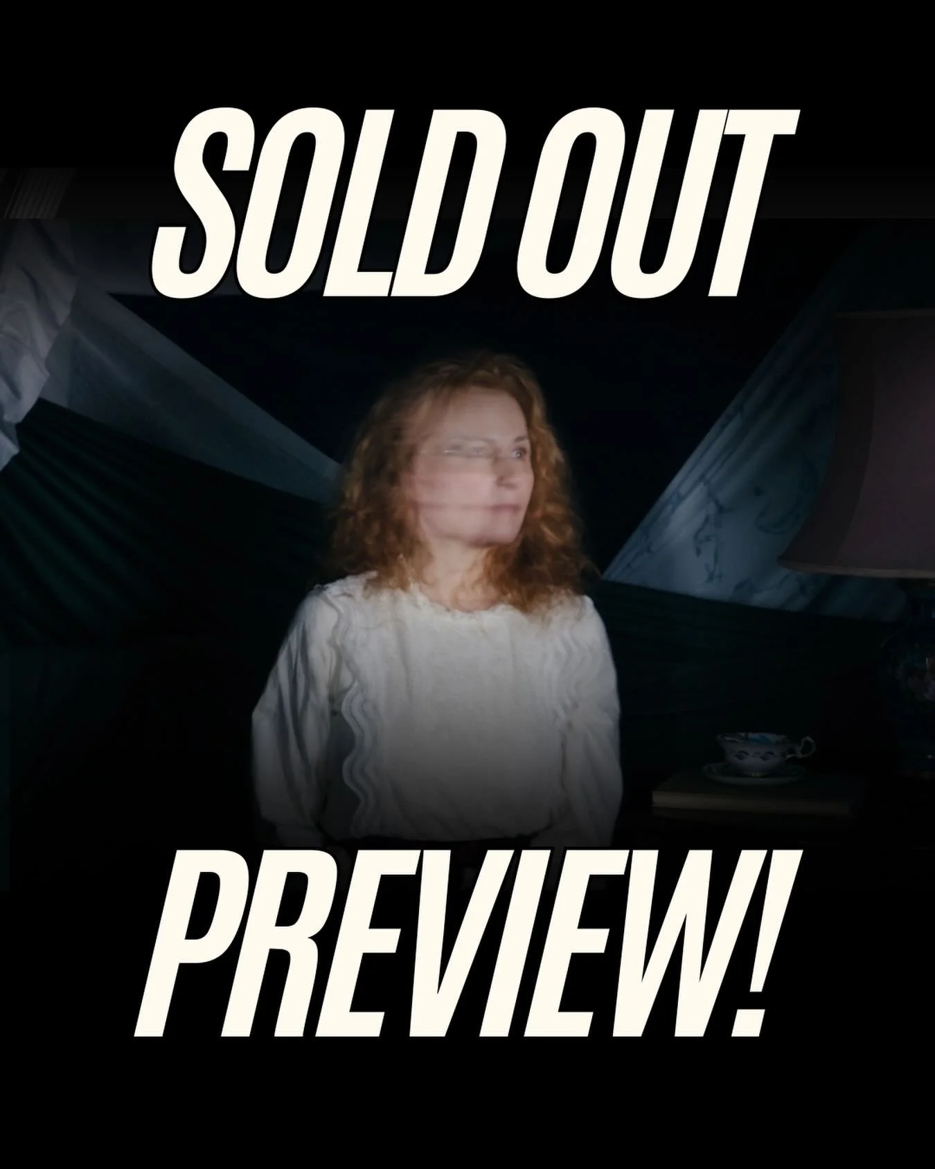 Kicking this run off with a BANG!!! 💥 

Our FIRST PREVIEW starts tonight and is SOLD OUT!! 

If you want $20 tickets to The Moors - there are two more chances to catch a preview and that&rsquo;s tomorrow Saturday the 4th and next Tuesday the 7th 🌟
