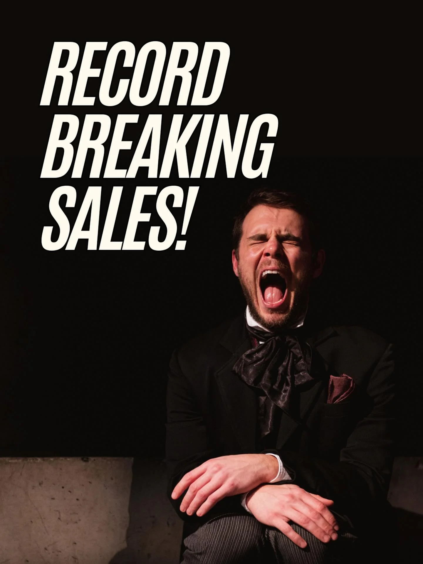 *internal screaming*!!! We have officially sold more tickets to The Moors than any previous Riot King show making this a record breaking show for the company! 😍

Thank you so so much to everyone that has seen the show so far. And to everyone that ha