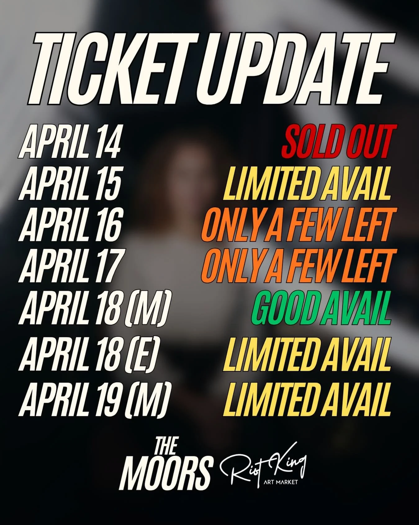 We&rsquo;re back TONIGHT at @thetheatrecentre with our SOLD OUT indie community night! 🤩

Looking ahead at the rest of the week and tickets are really flying! Must close on Sunday - don&rsquo;t miss out!