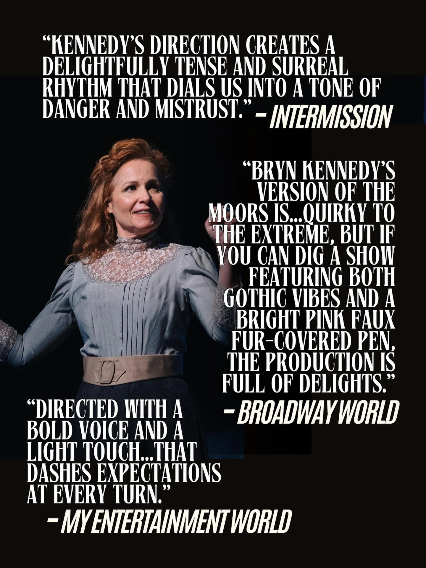 Direction by the one, the only, THE BRYN KENNDY 😍

Truly a visionary. Bryn works with kindness and support. Always lifting others up. Striving for greatness! The Moors IS Bryn! None of this would have happened without her and it&rsquo;s because of h