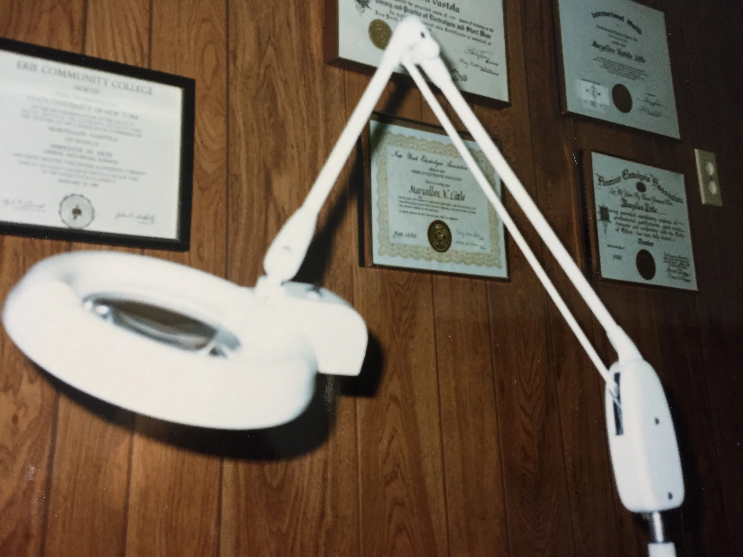 An ancient light circa 1979.