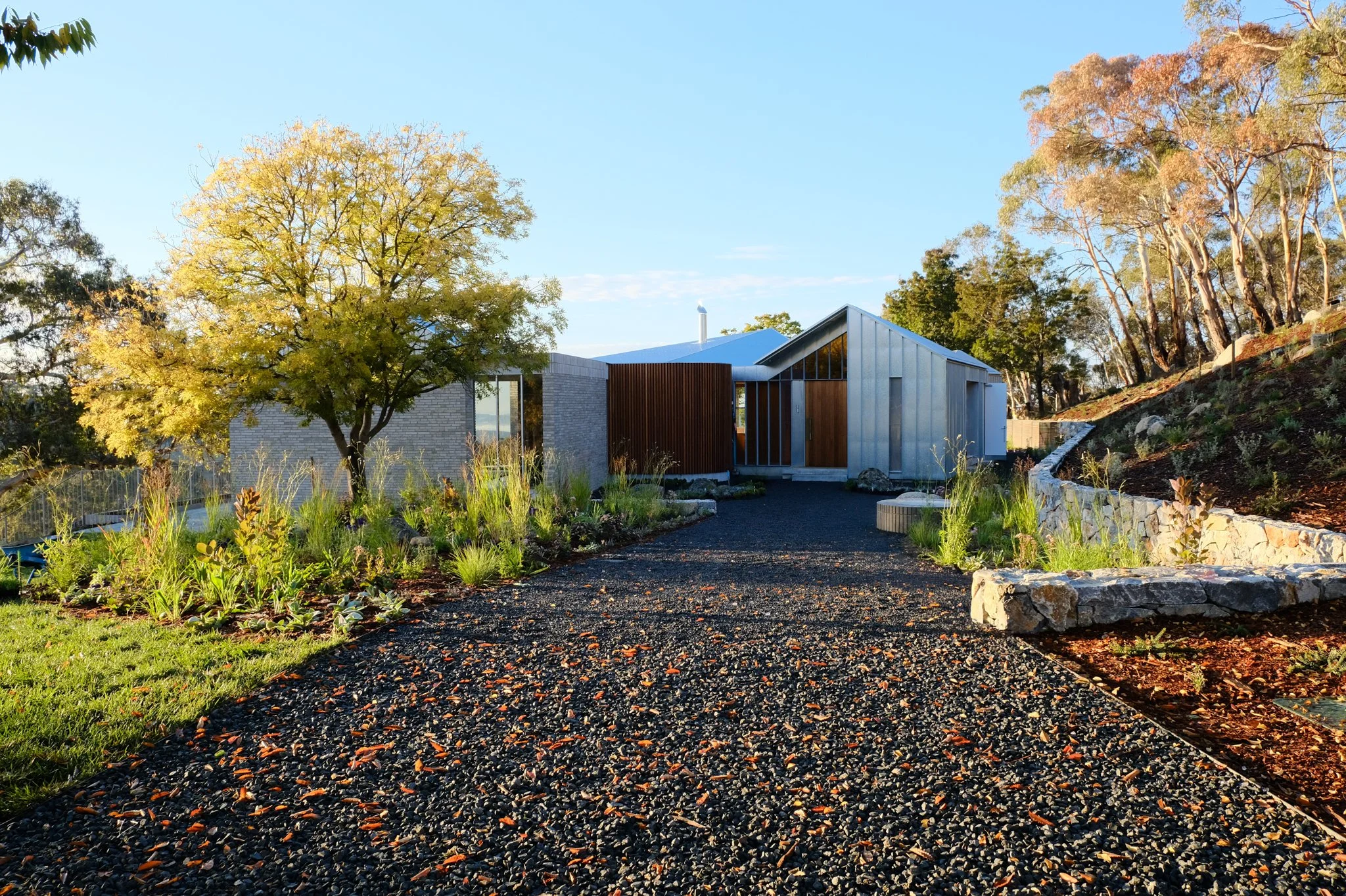 In the fold of the hill