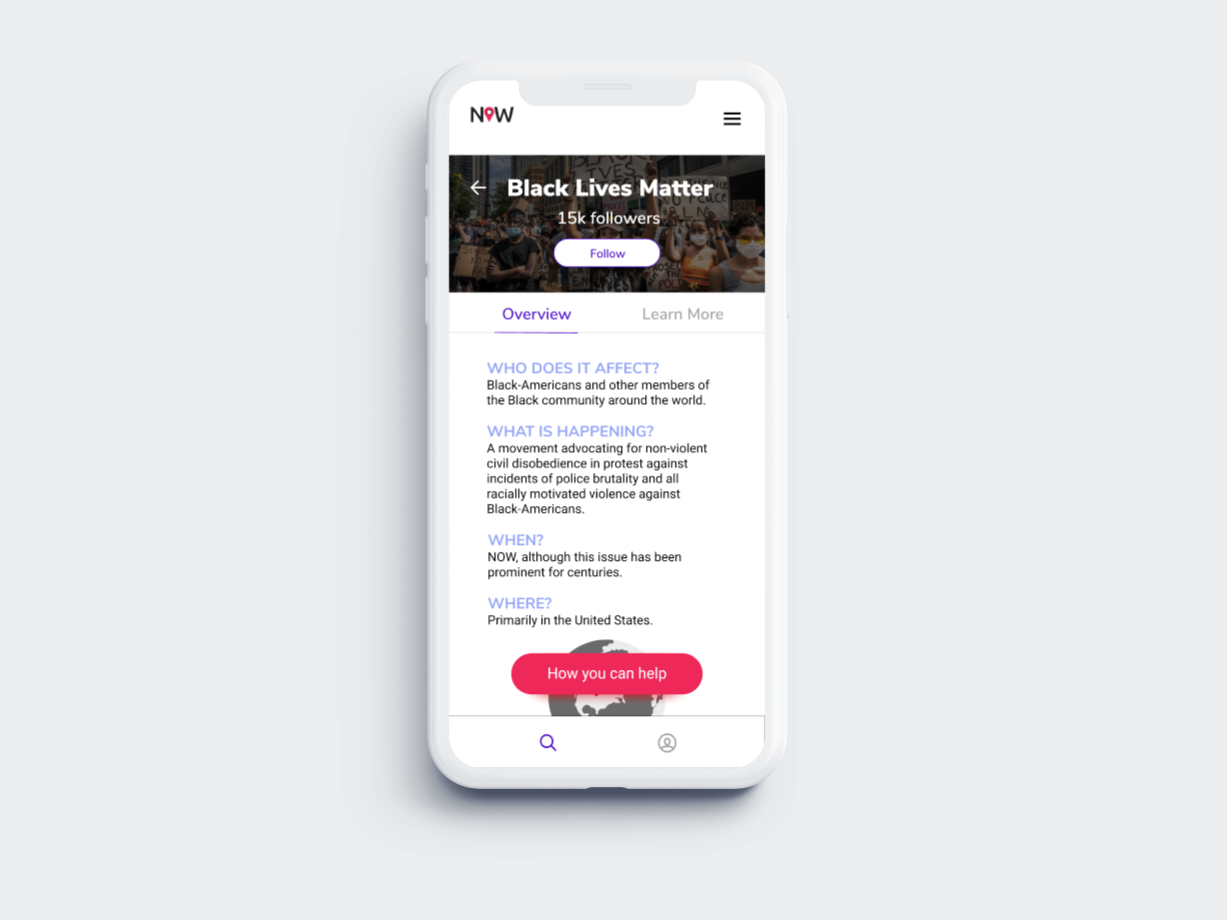 NOW 🌎 - a platform that brings together social impact and social media